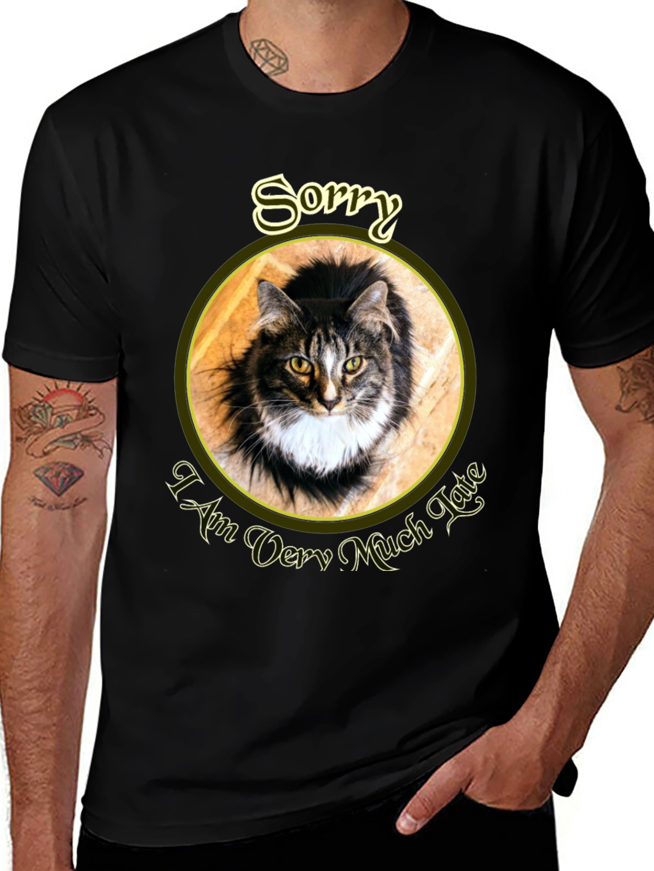 Variant 24 of Sorry Cat Graphic T-Shirt - Unisex