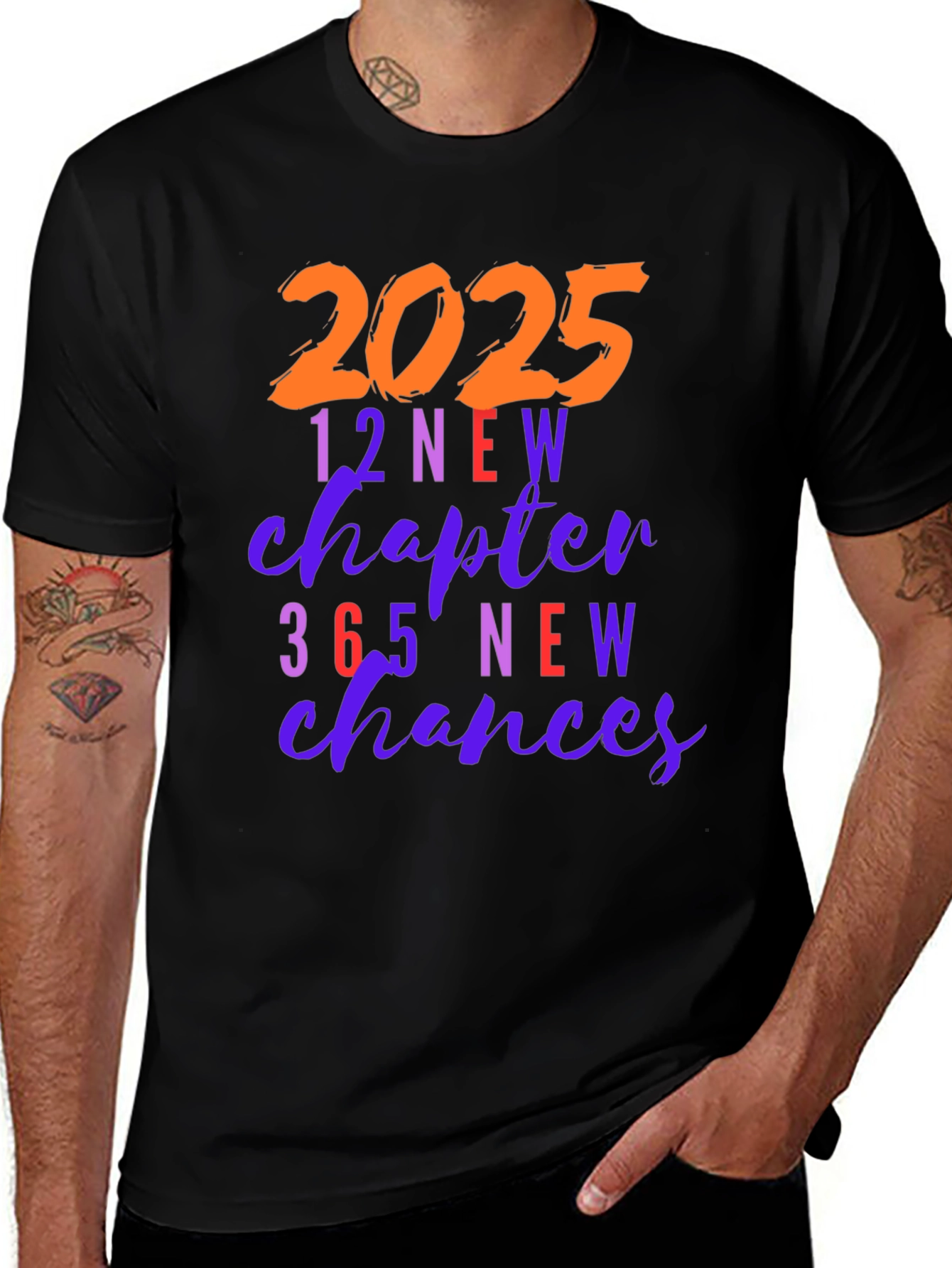 New Year 2025 Graphic T-Shirt