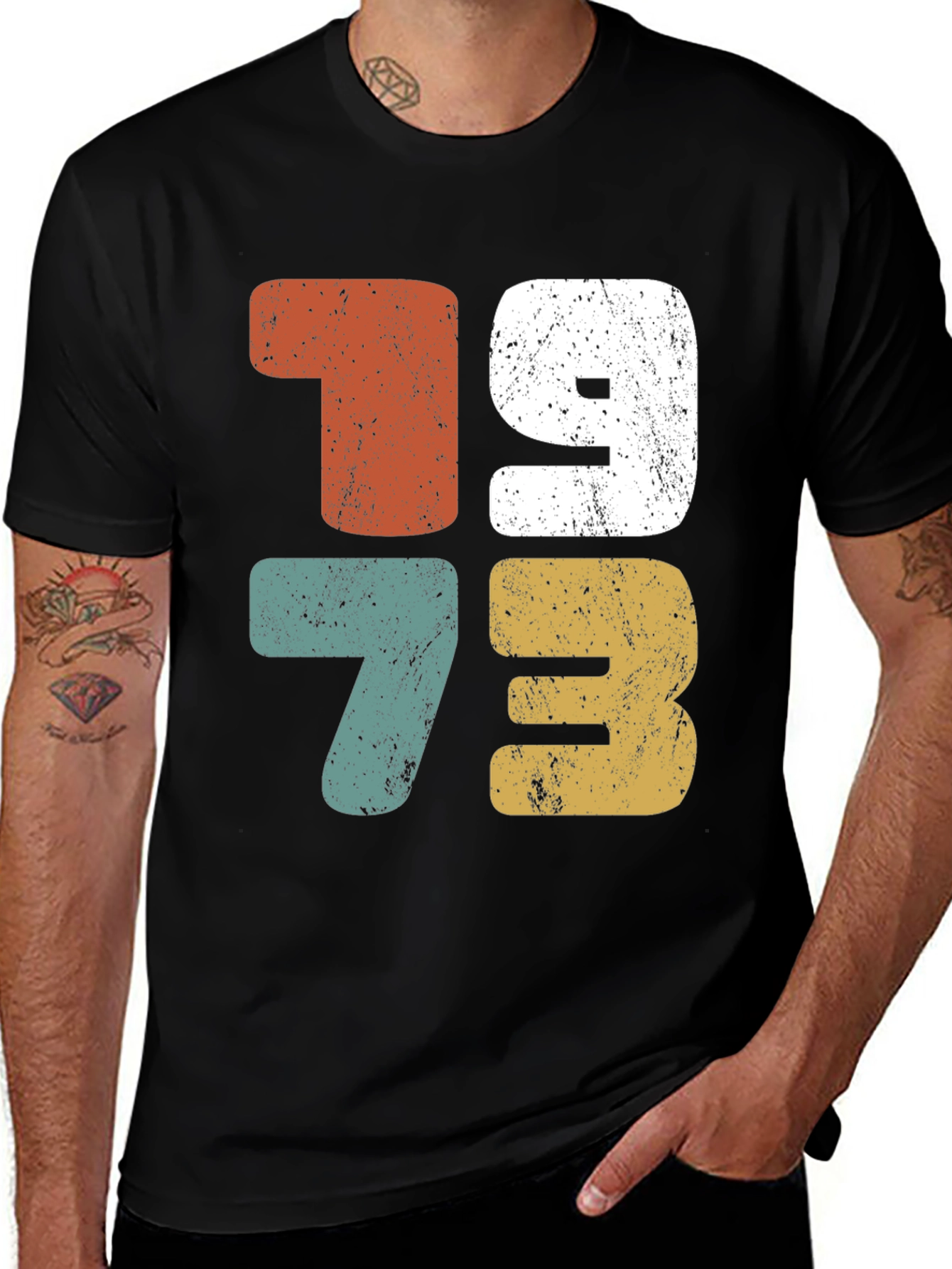 Variant 8 of Vintage 1973 Graphic Tee - Retro Birthday Shirt