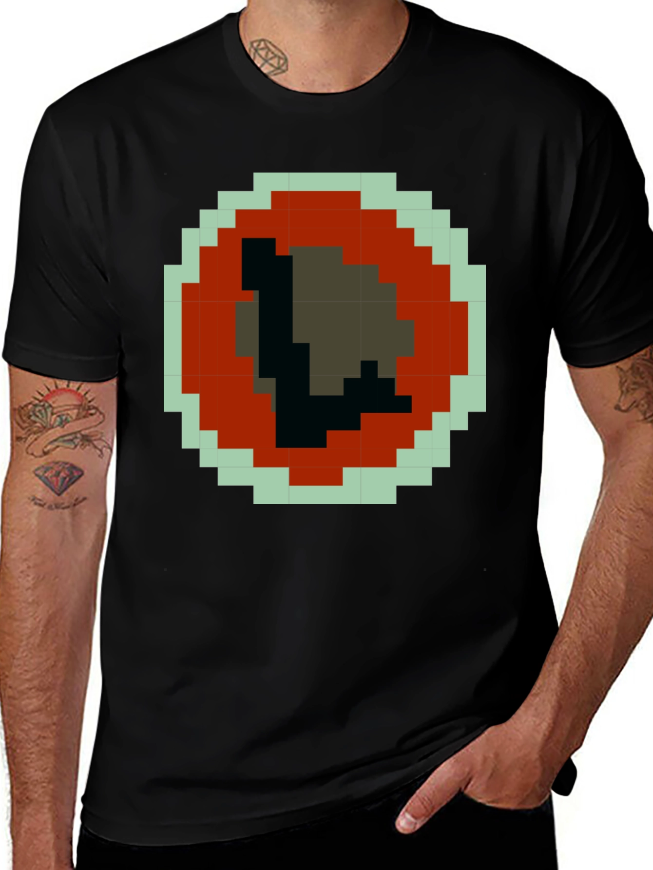 Variant 3 of Retro Pixel Art T-Shirt - Unique Graphic Tee