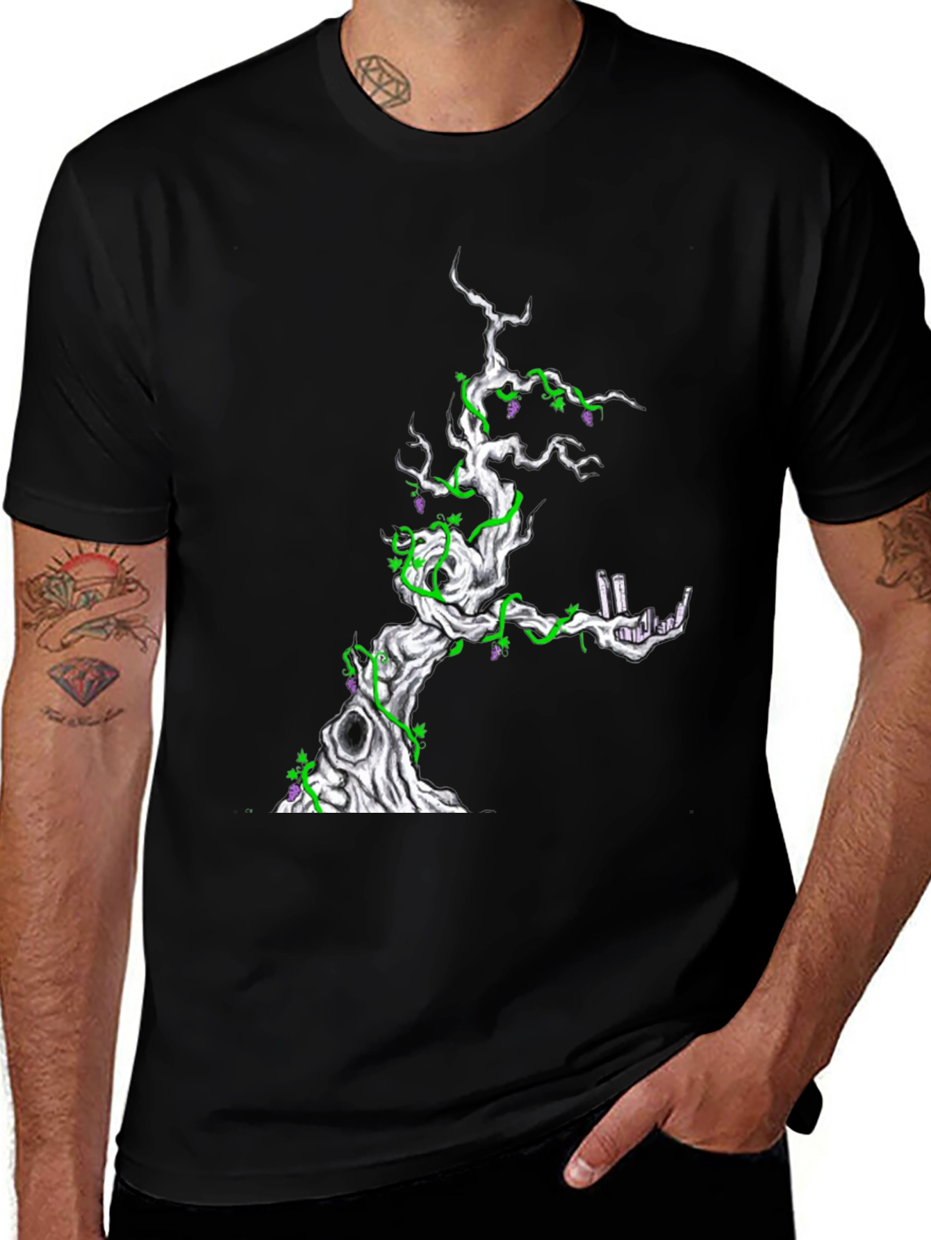 Variant 3 of Arboreal Vine Graphic Tee