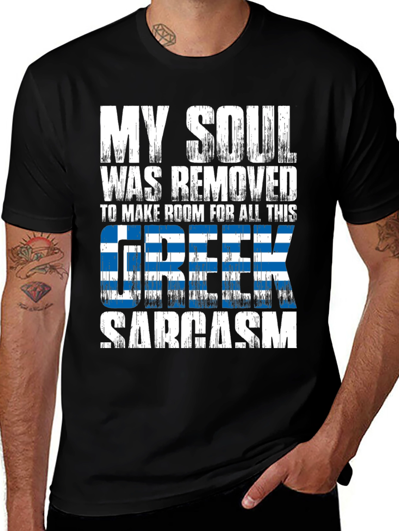 Variant 2 of Funny Greek Sarcasm T-Shirt 