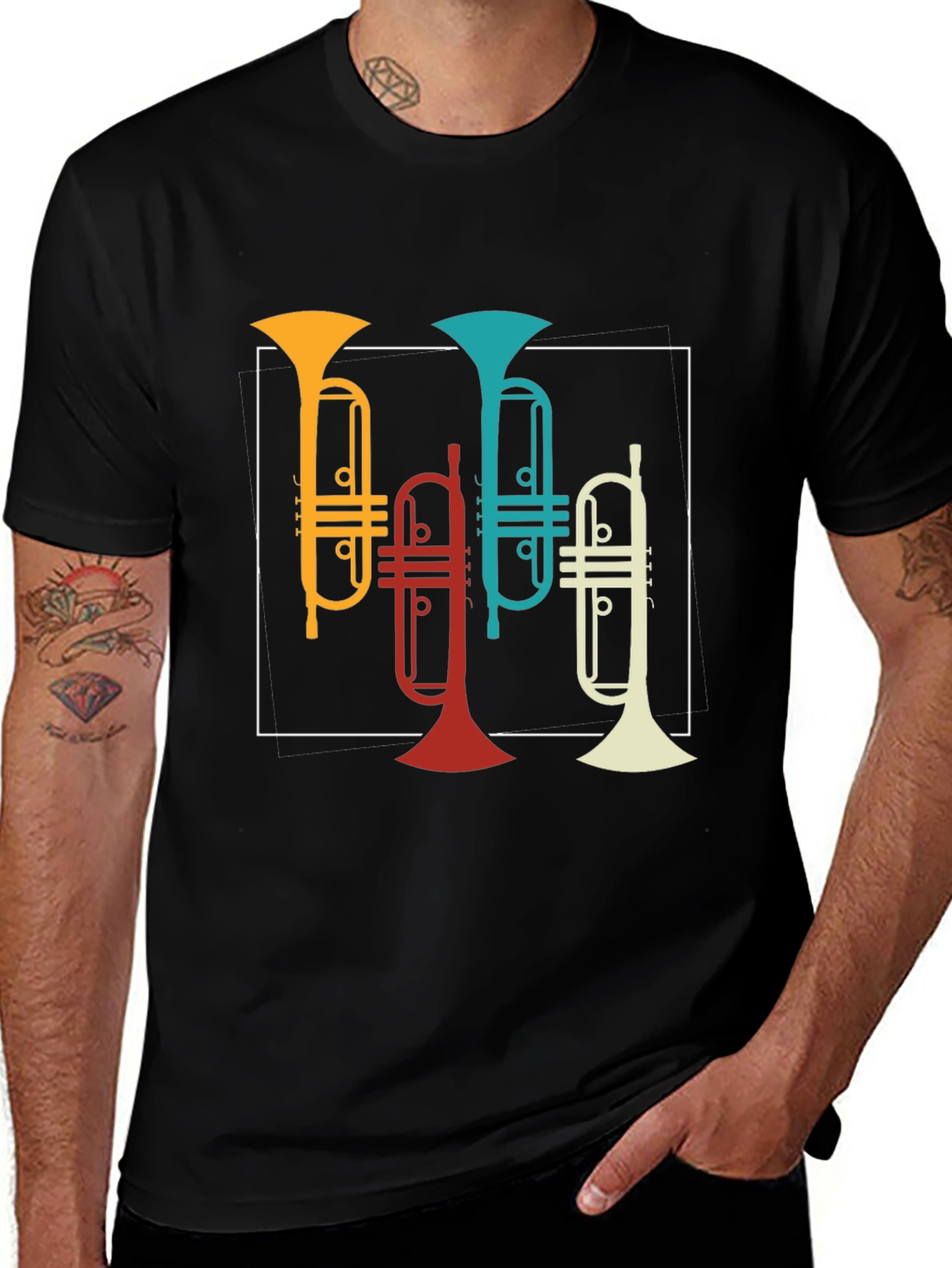 Variant 19 of Vintage Trumpet Music T-Shirt