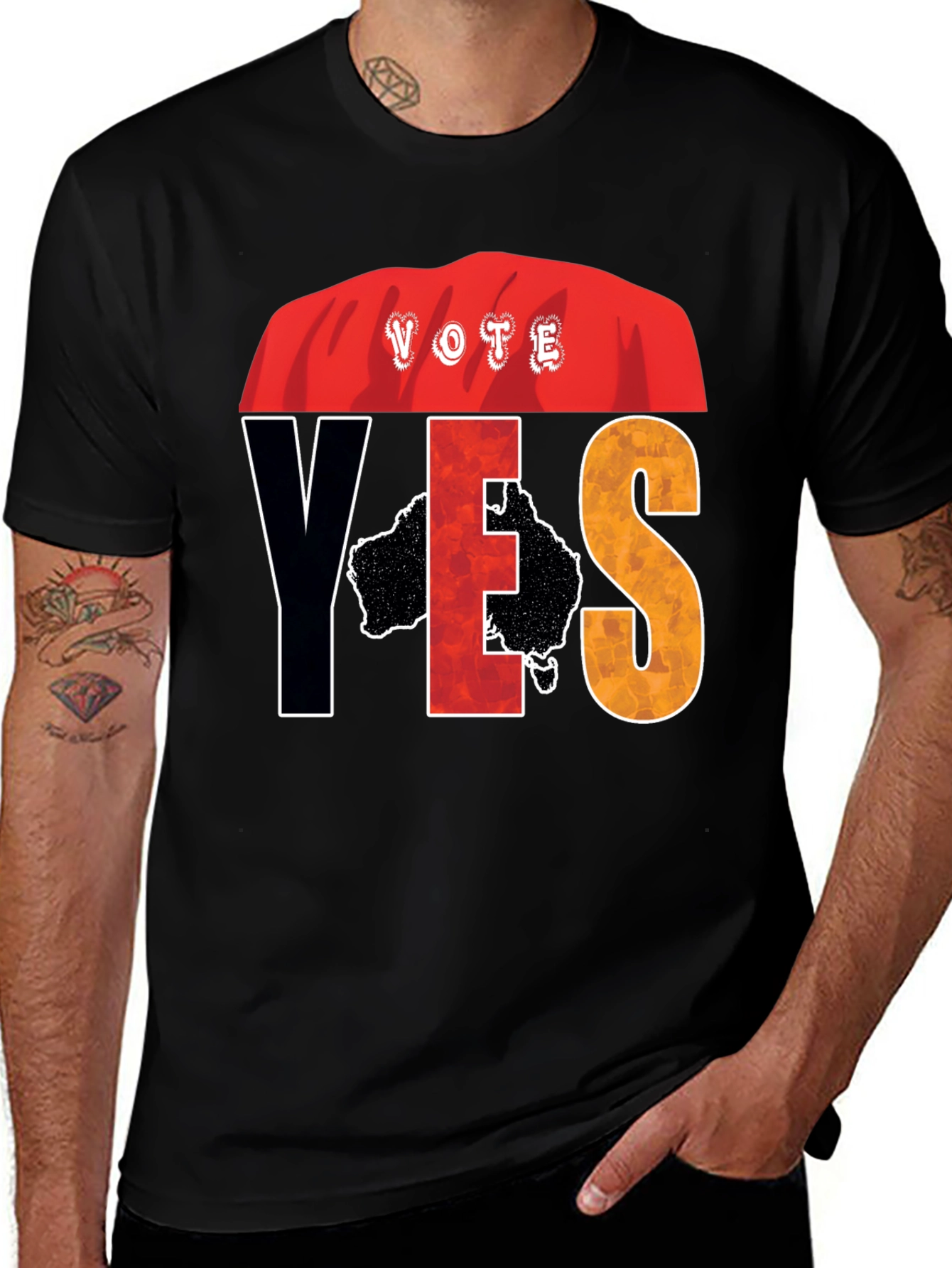 Vote Yes Australia T-Shirt - Support Indigenous Voice