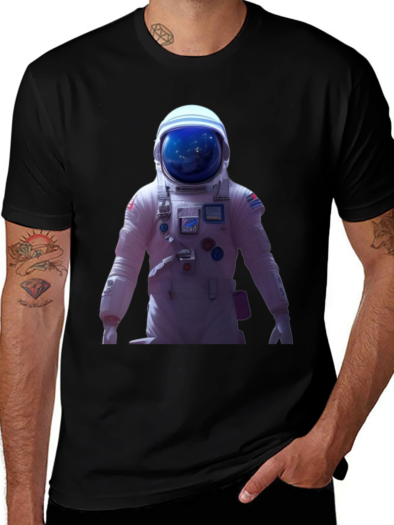 Variant 18 of Astronaut Graphic Tee - Space Exploration Fashion