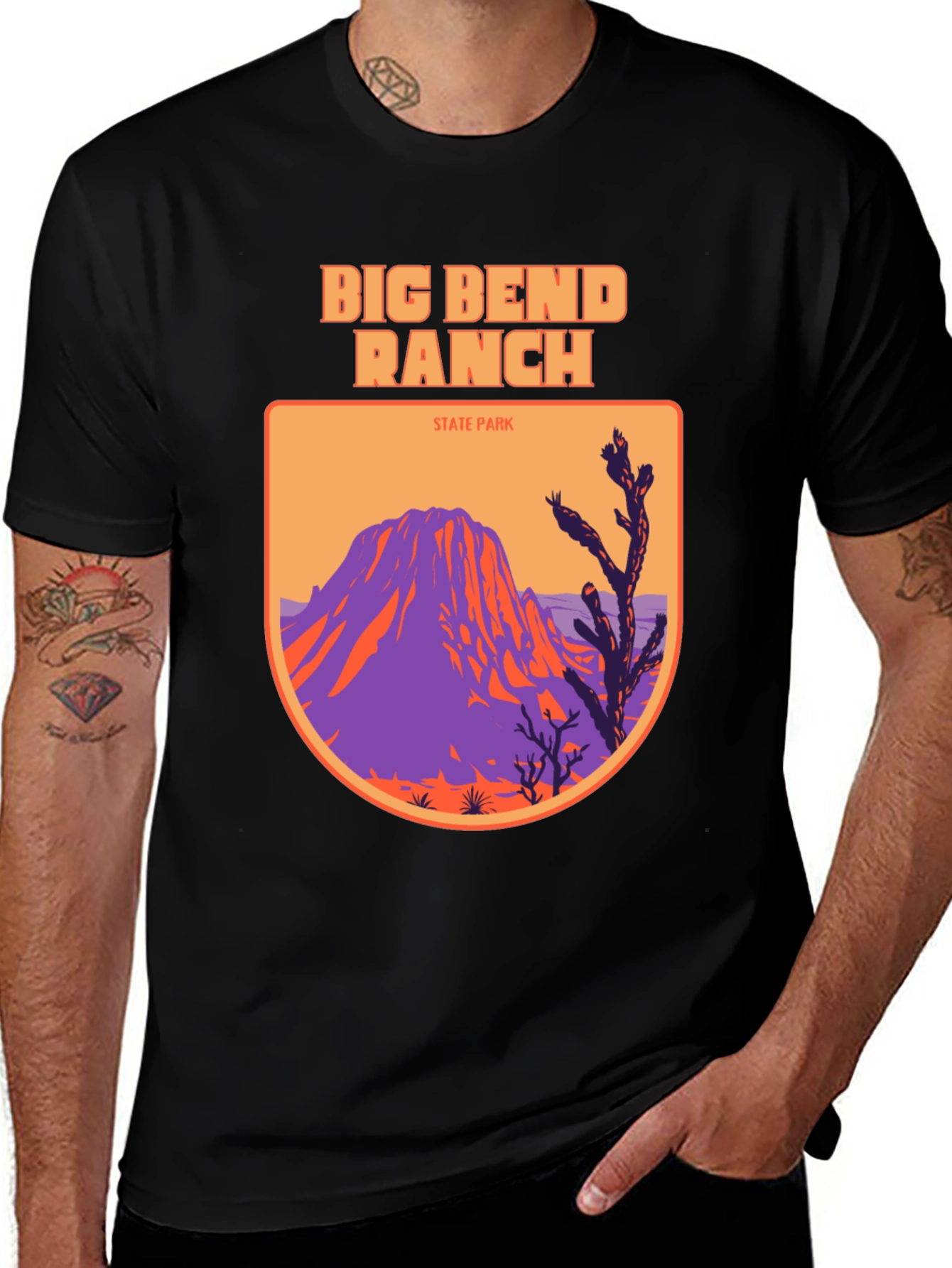 Variant 4 of Big Bend Ranch State Park Graphic Tee