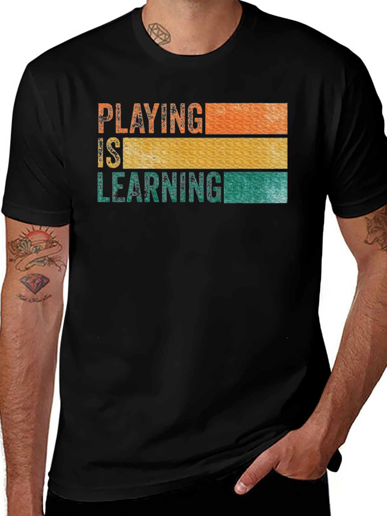 Variant 6 of Playing is Learning Graphic T-Shirt