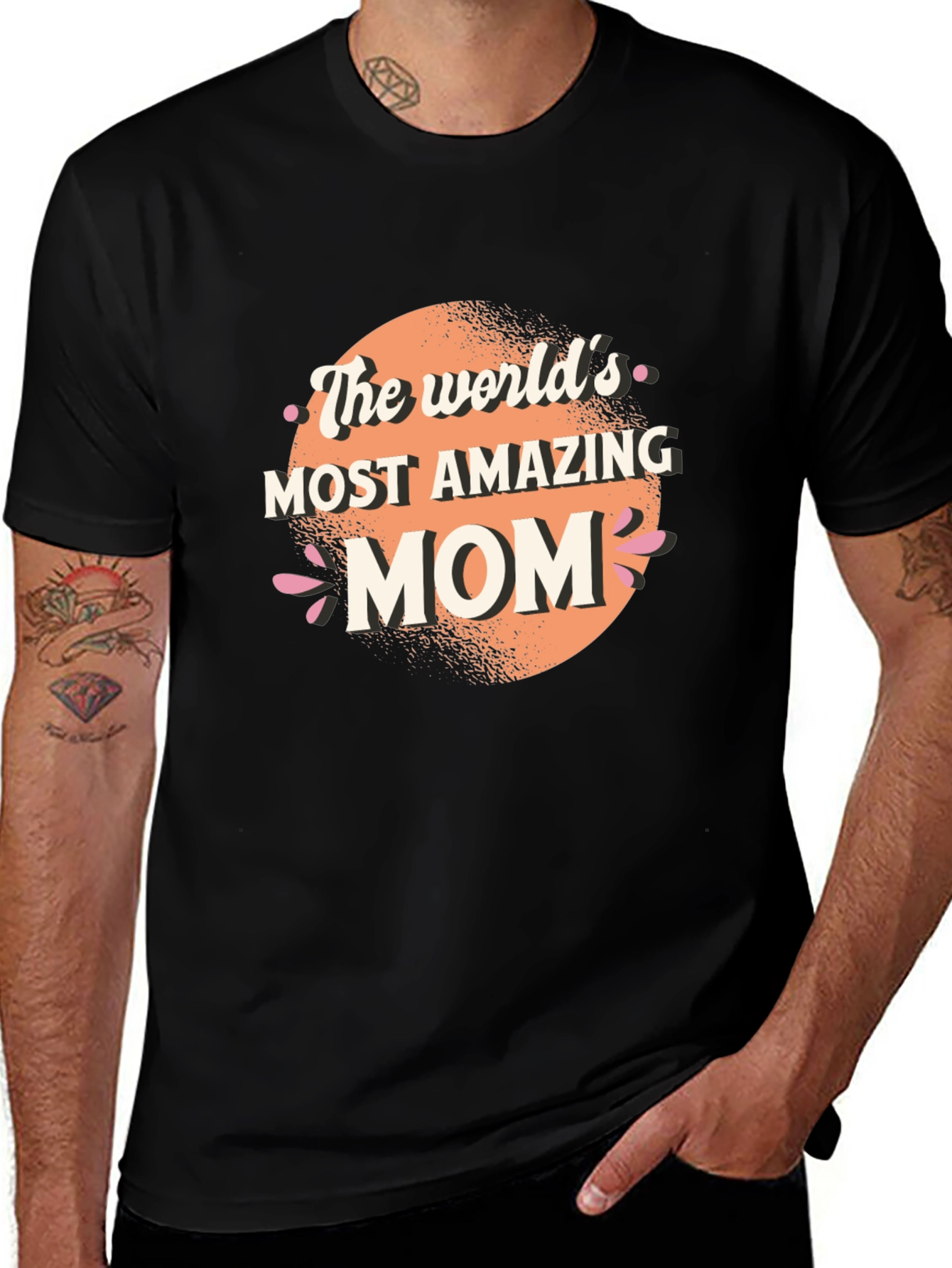 Variant 7 of World's Most Amazing Mom T-Shirt - Black