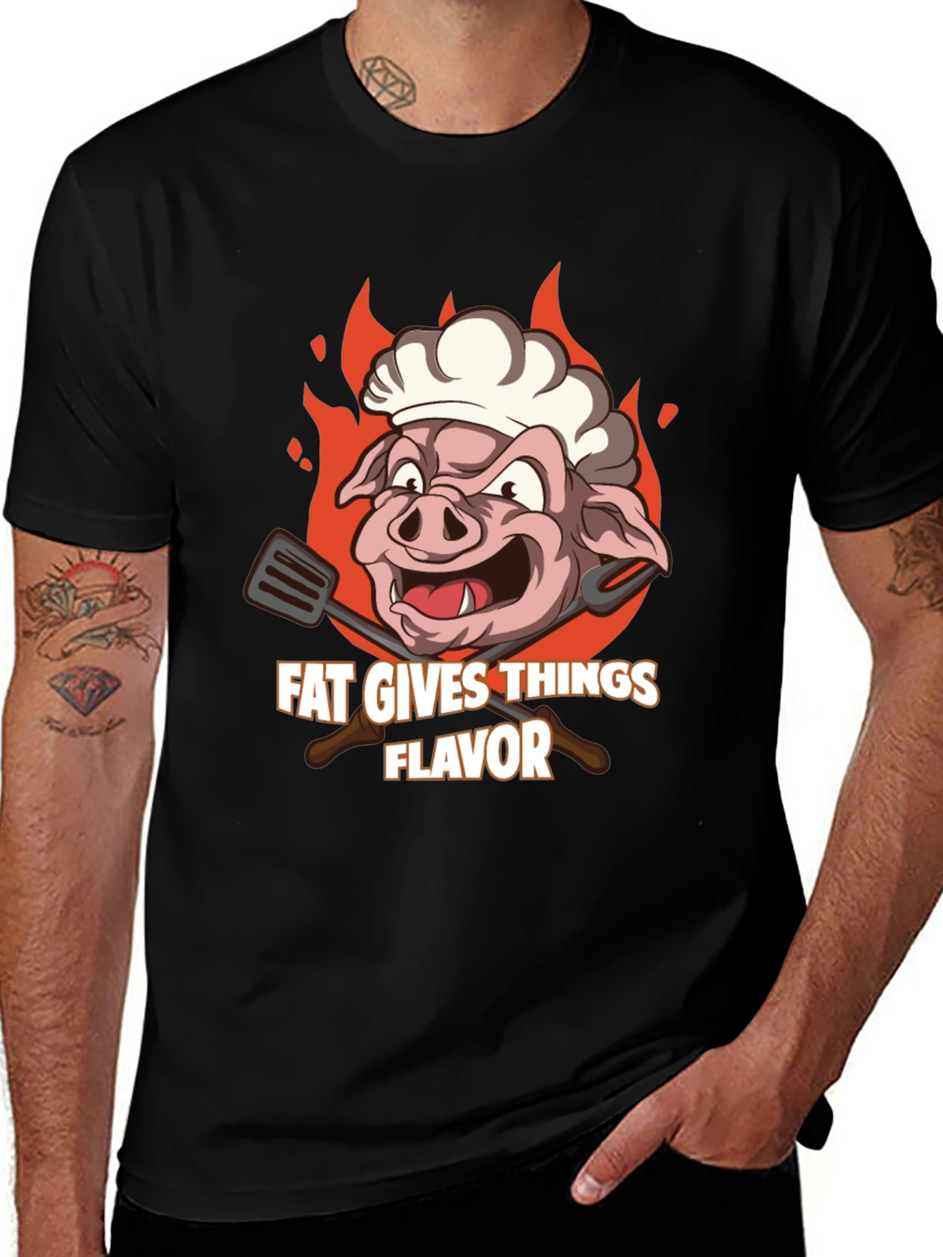 Variant 23 of Fat Gives Things Flavor T-Shirt