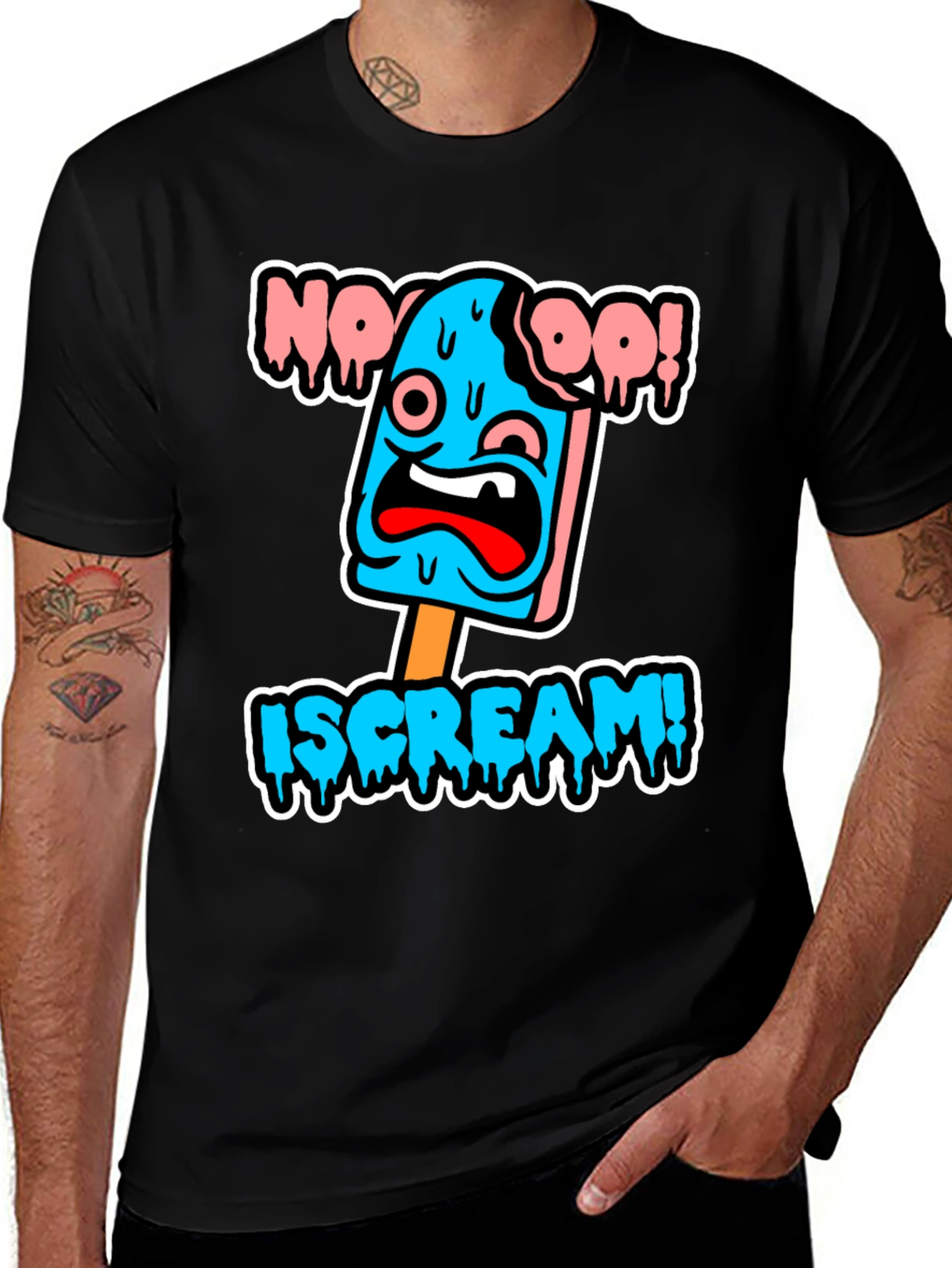 Variant 21 of Ice Cream Horror T-Shirt - Funny Graphic Tee