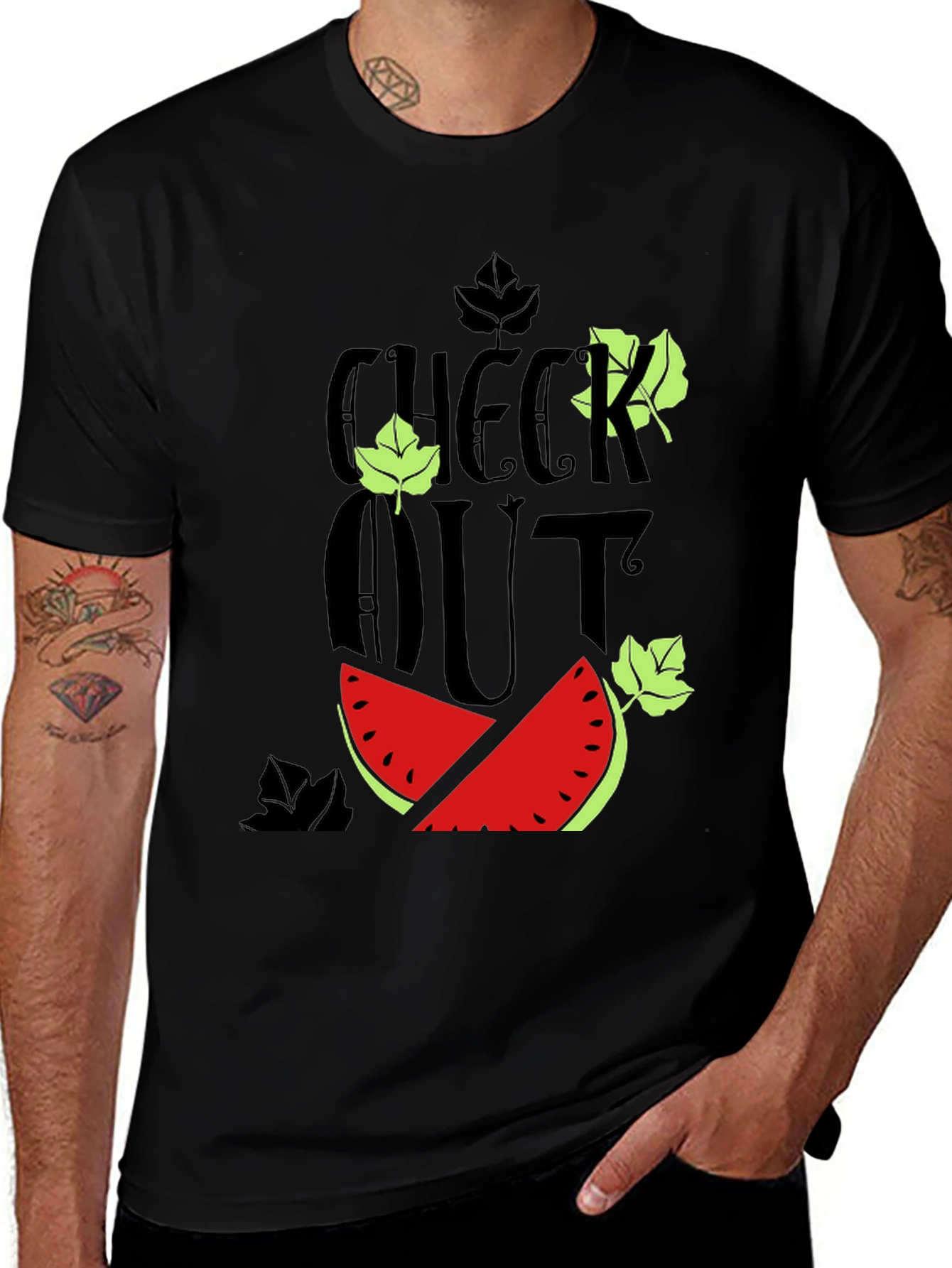 Variant 24 of Check Out Watermelon Graphic Tee