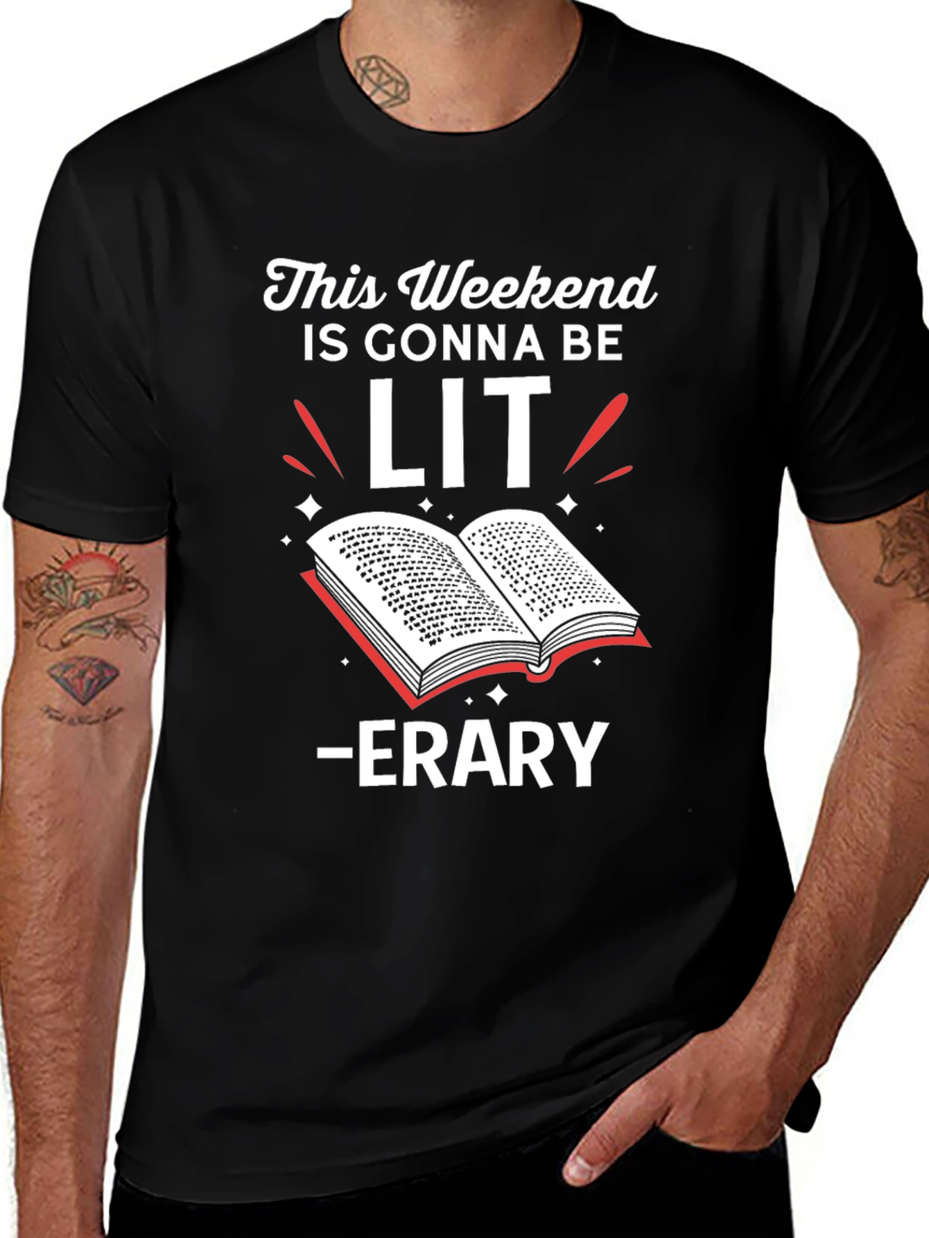 Variant 30 of Funny Lit-erary Book Lover T-Shirt
