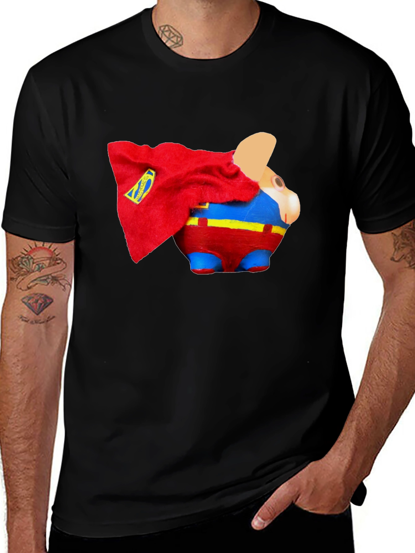 Superman Piggy Bank T-Shirt