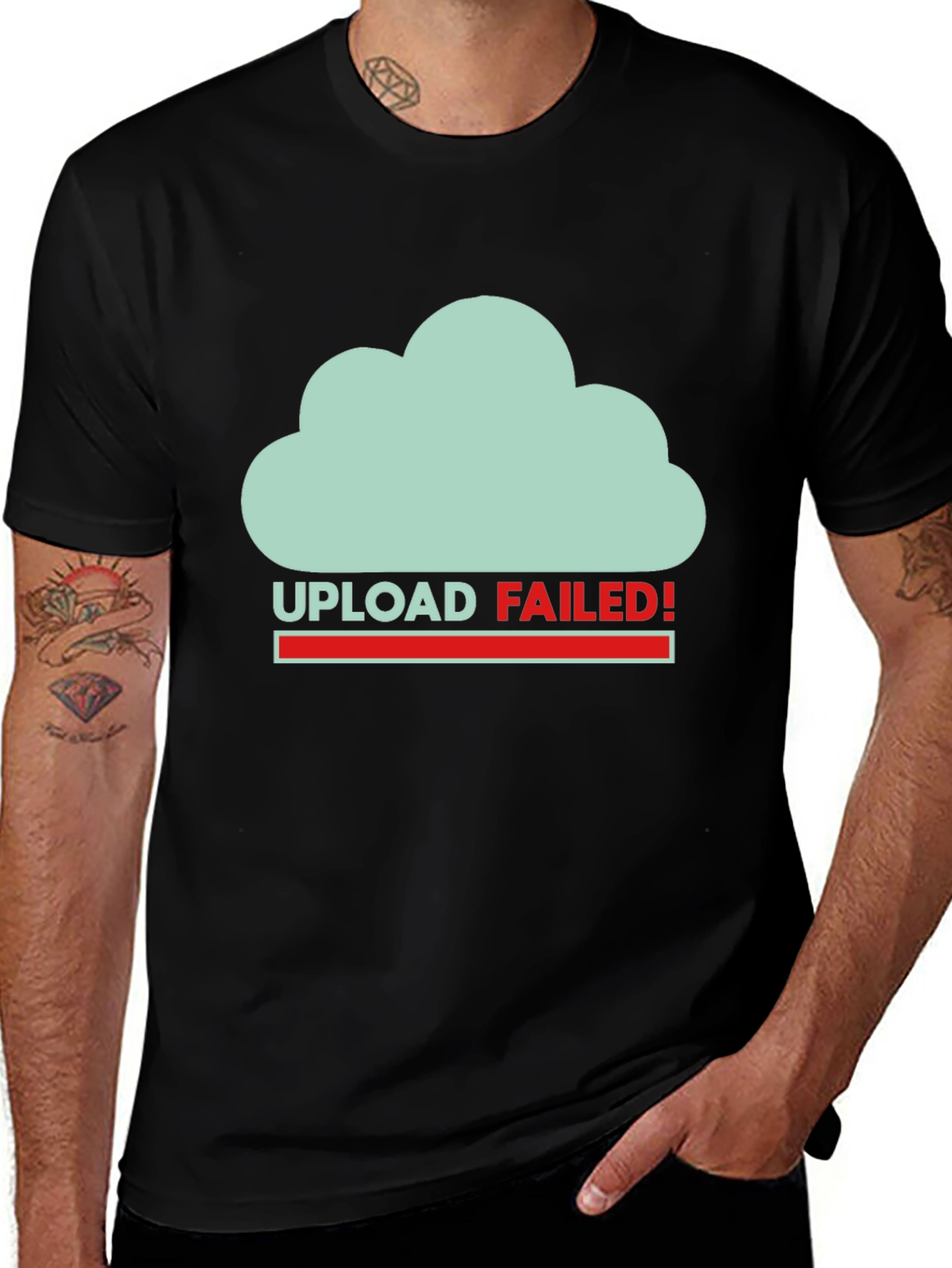 Variant 26 of Upload Failed Graphic T-Shirt