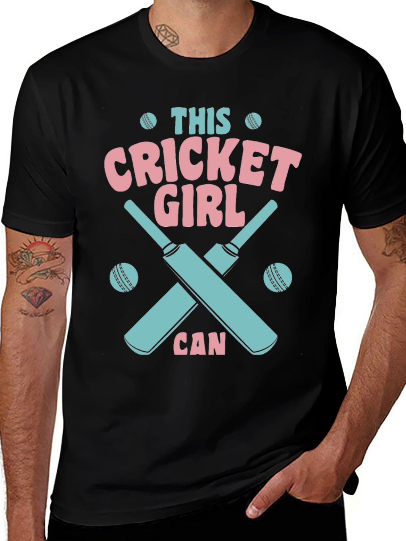This Cricket Girl Can T-Shirt