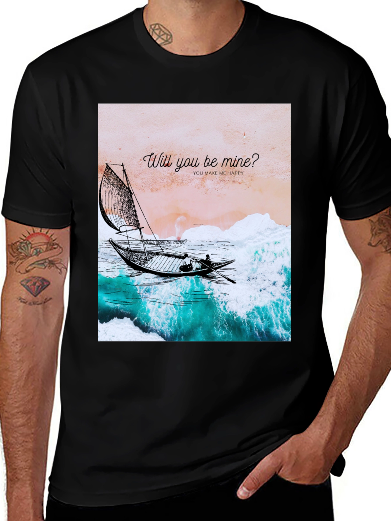 Variant 23 of Nautical Romance Graphic Tee