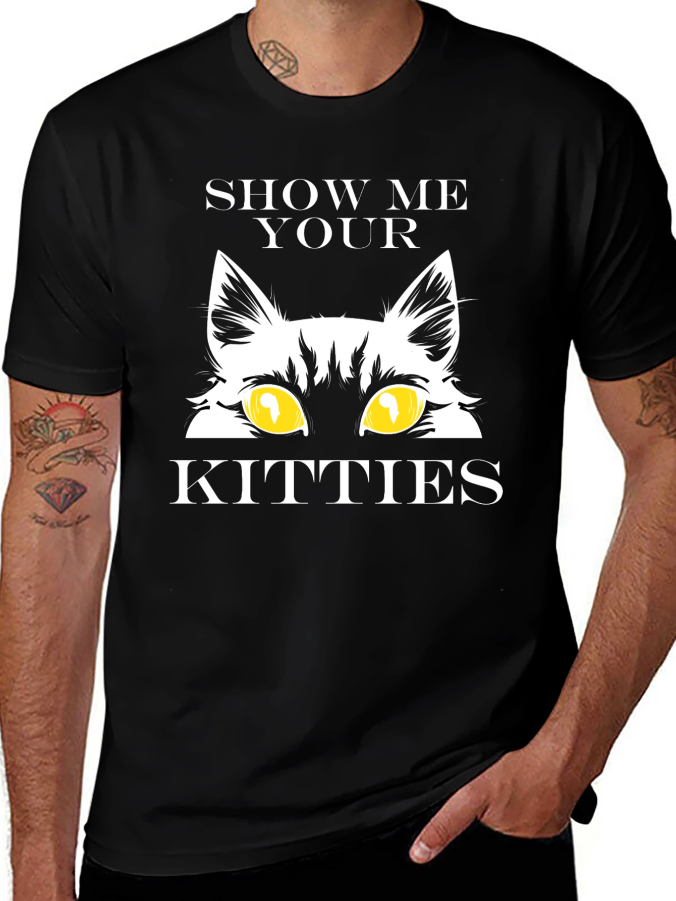 Variant 11 of Show Me Your Kitties T-Shirt - Funny Cat Lover Tee