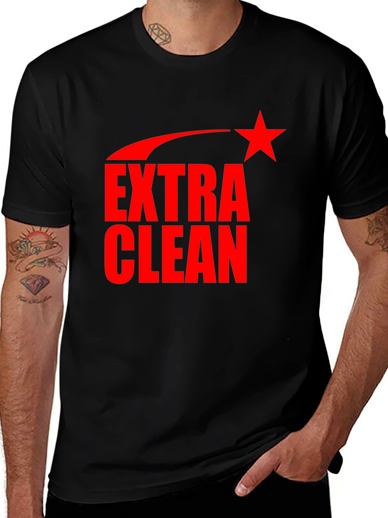 Variant 18 of Extra Clean Graphic Tee - Stylish and Comfortable