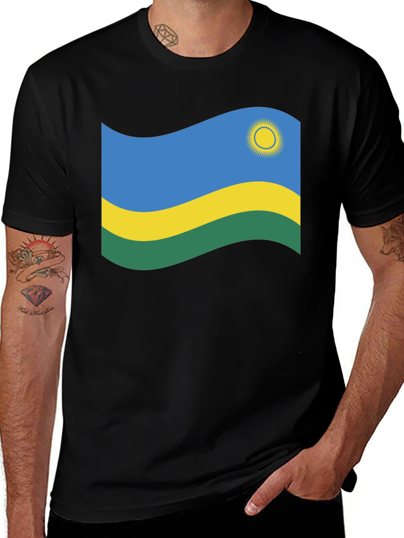 Rwanda Flag T-Shirt
