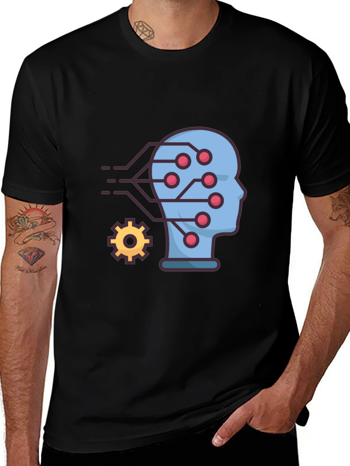 AI Mind T-Shirt - Tech Inspired Graphic Tee