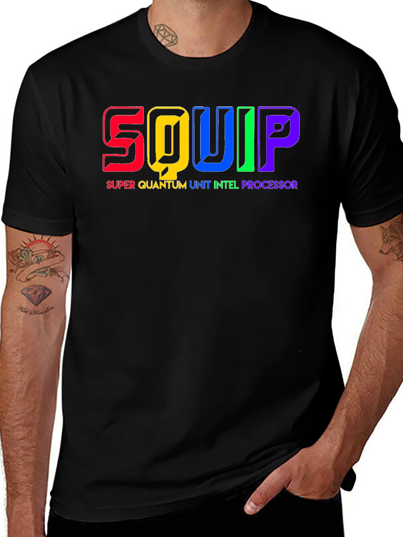 SQUIP Super Quantum Unit Intel Processor T-Shirt