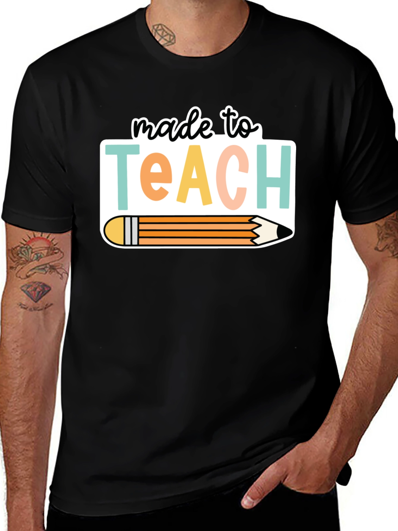 Variant 16 of Made to Teach T-Shirt - Teacher Appreciation Gift