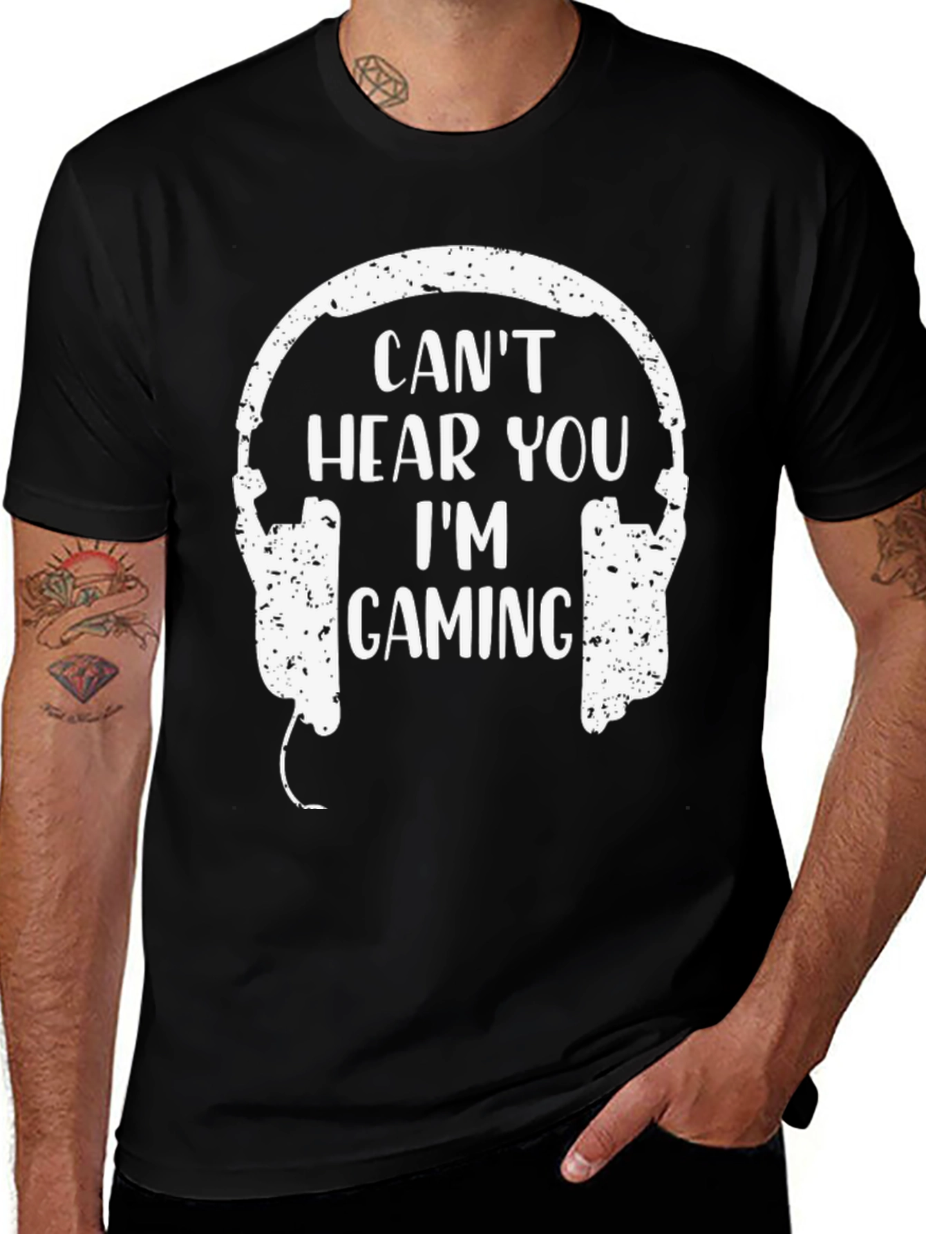 Variant 15 of Can't Hear You I'm Gaming T-Shirt - Gamer Tee