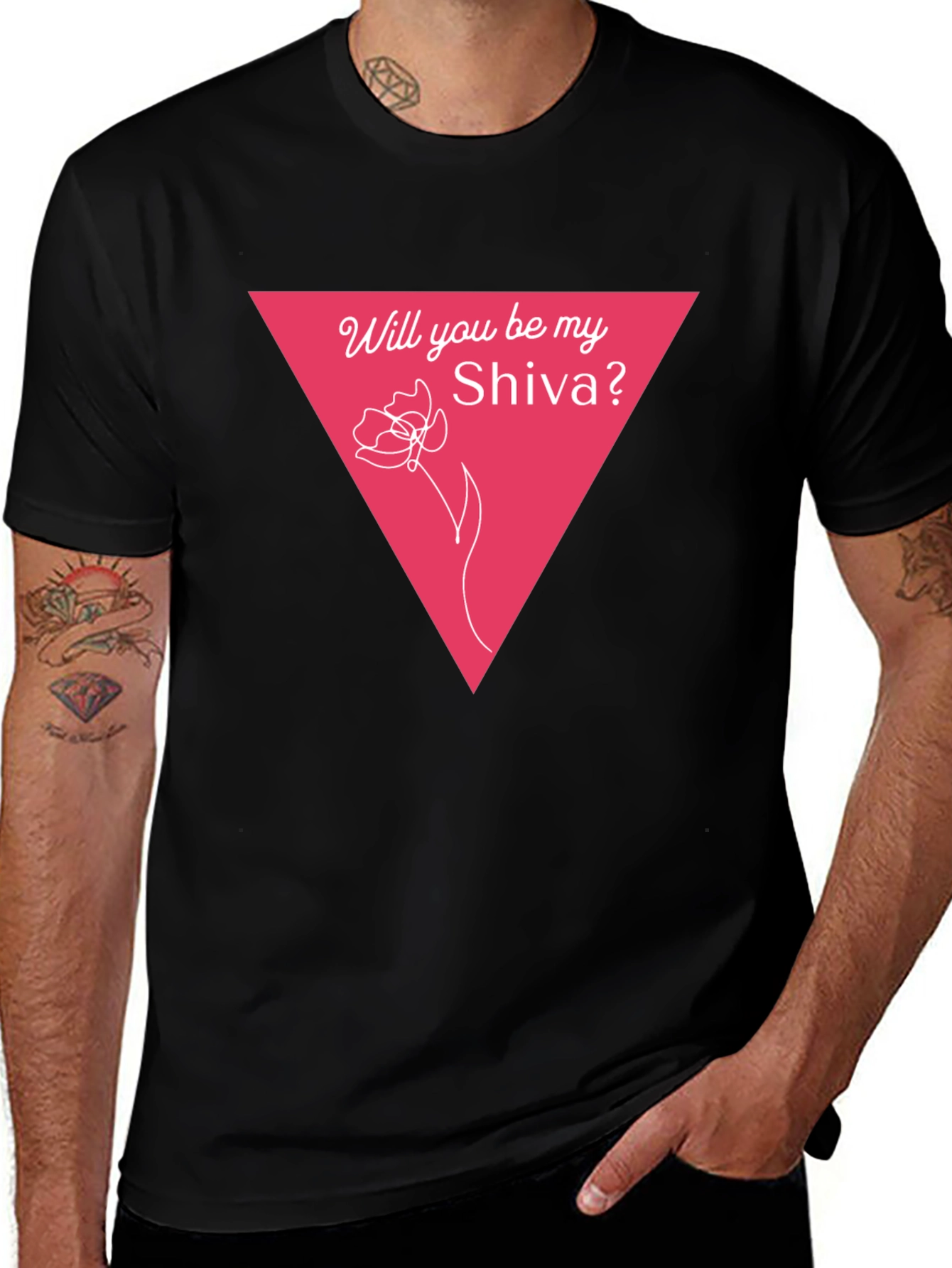 Variant 24 of Will You Be My Shiva? Black Graphic Tee