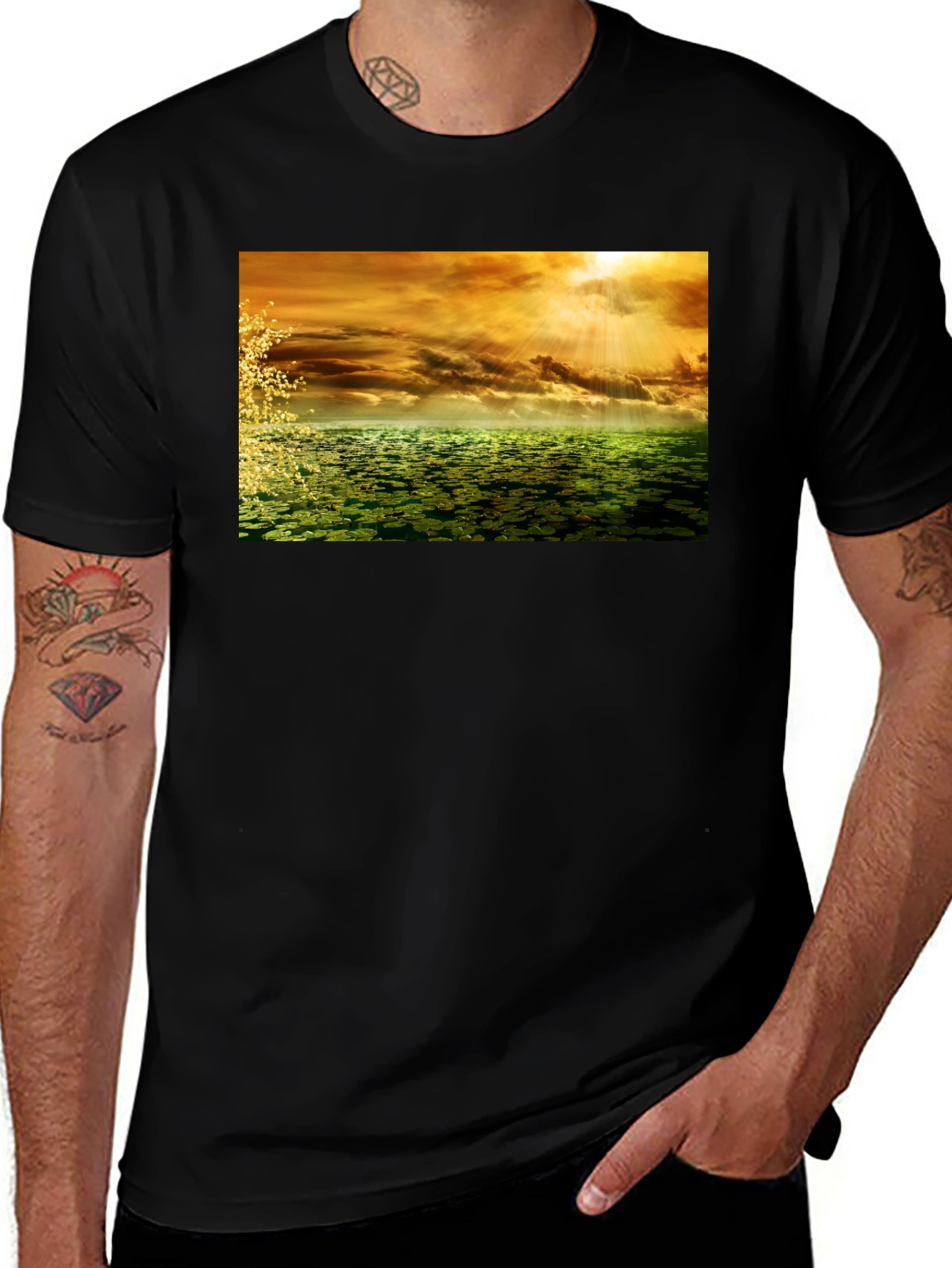 Variant 6 of Nature's Reflection Graphic Tee