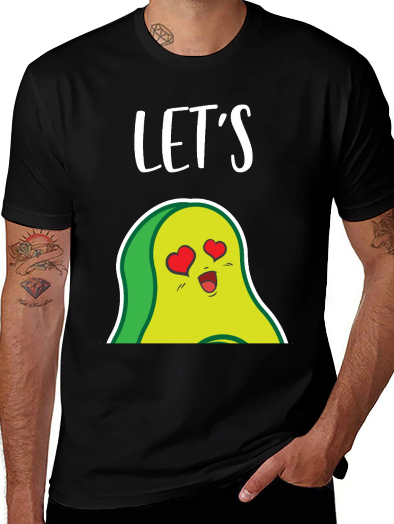 Variant 20 of Let's Avocado In Love Graphic T-Shirt