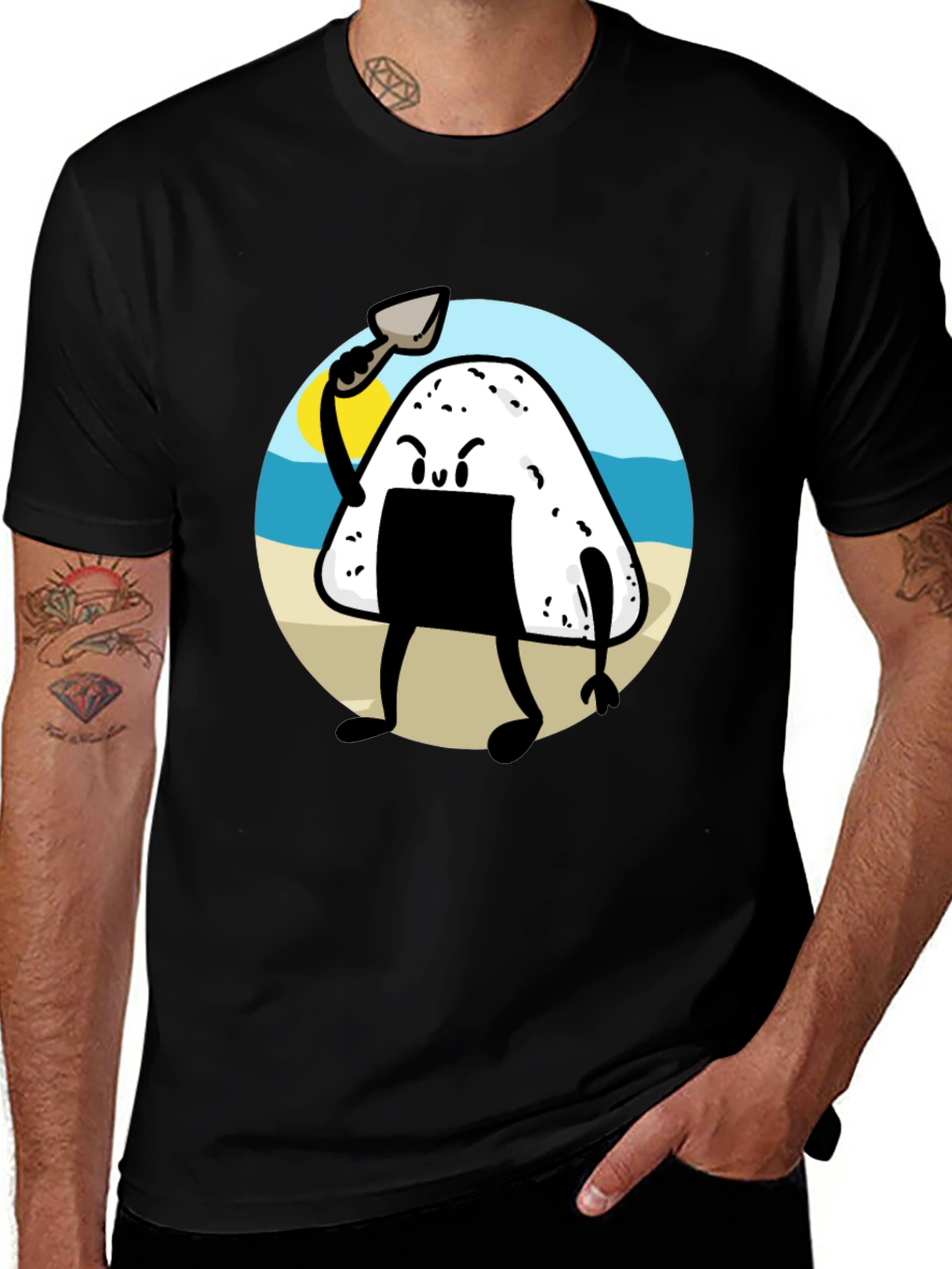 Variant 21 of Onigiri Warrior Tee