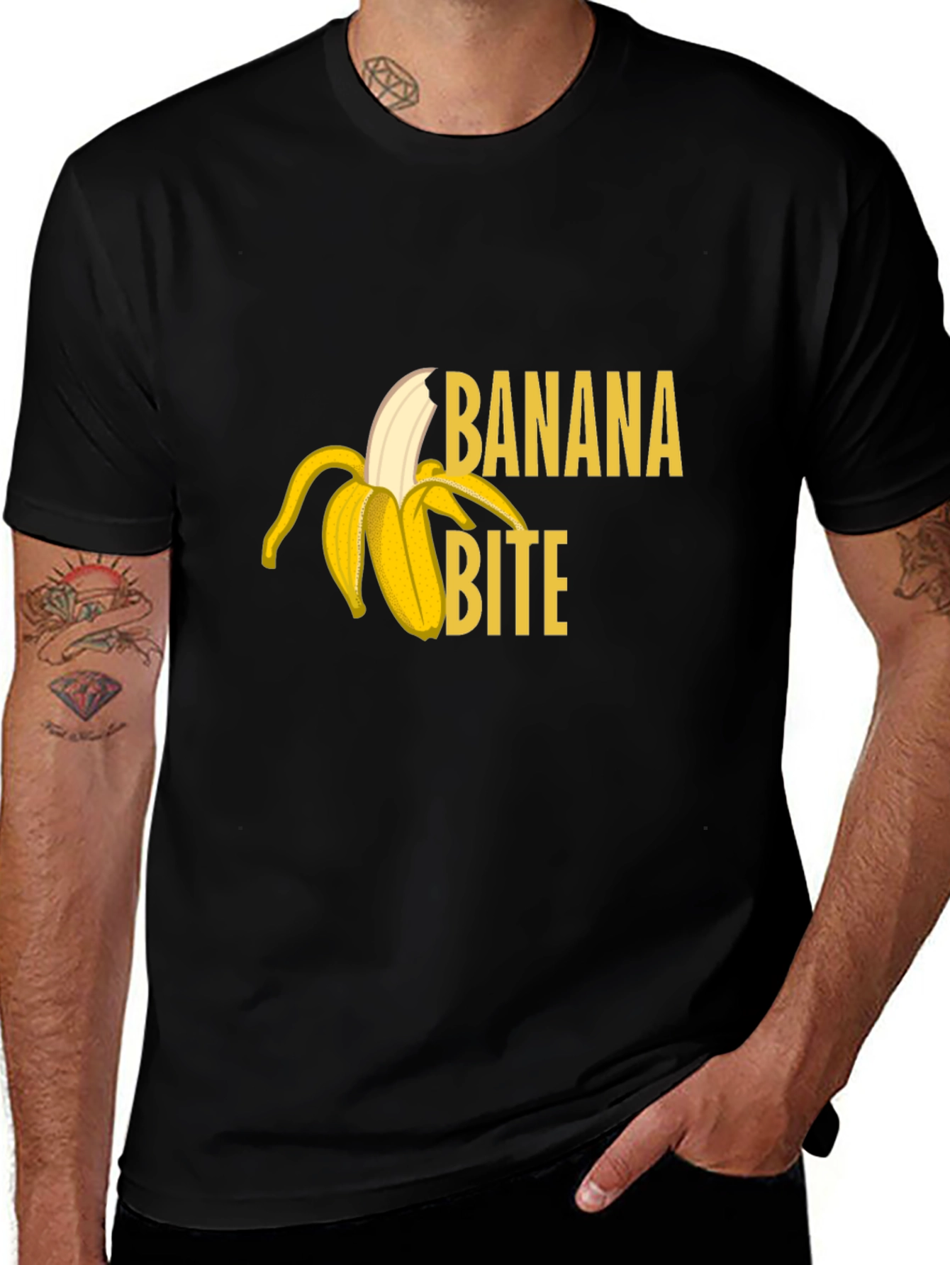 Banana Bite T-Shirt - Funny Graphic Tee