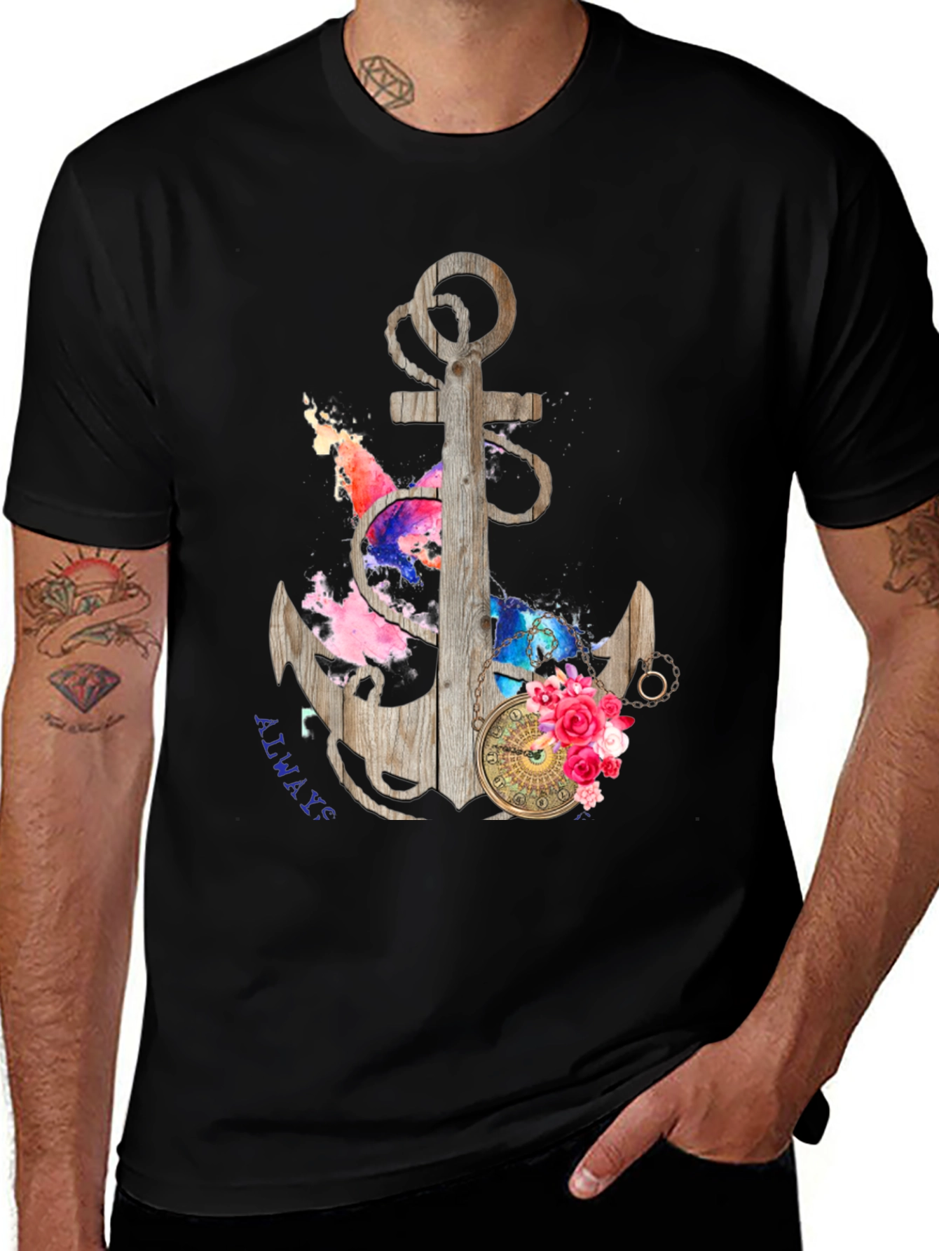 Variant 13 of Anchor Always T-Shirt - Nautical Style