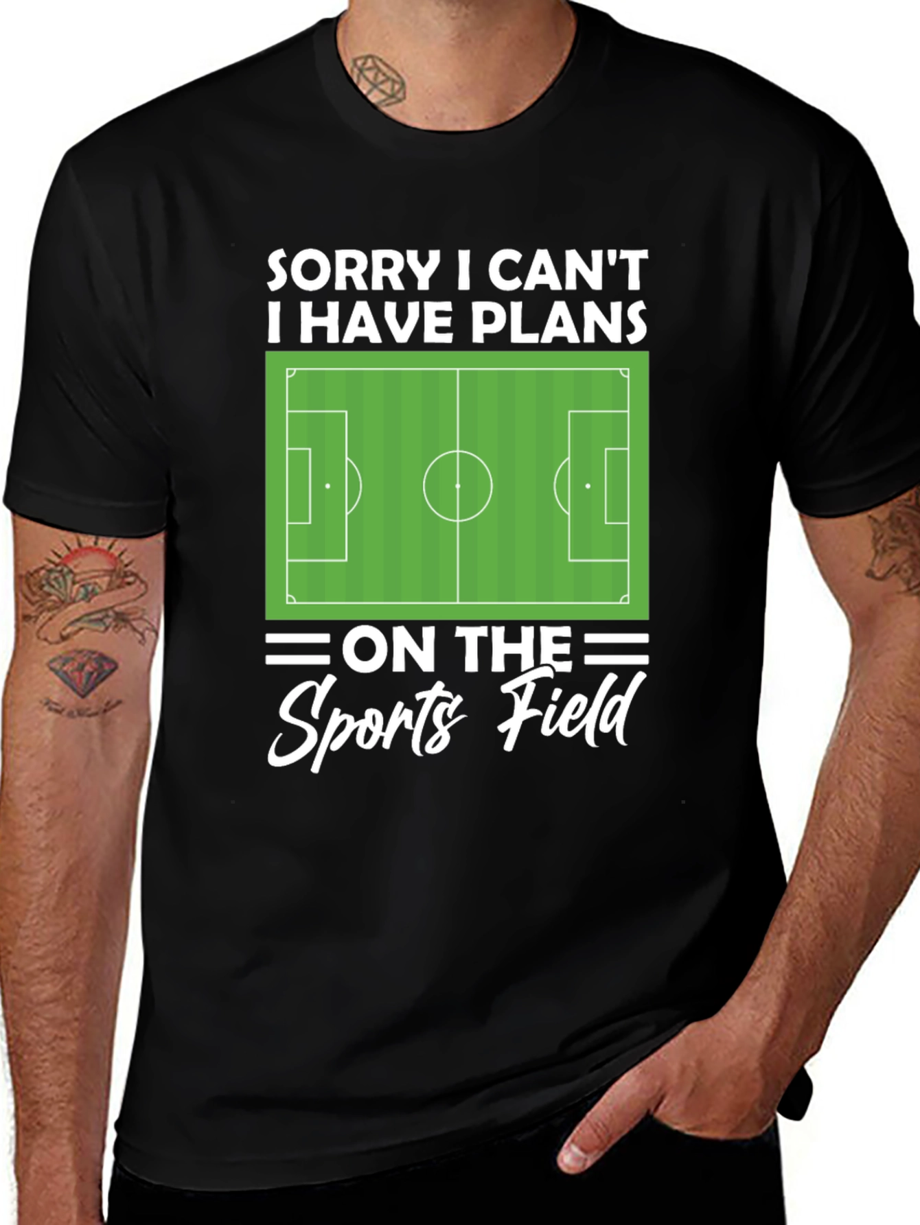 Variant 8 of Funny Soccer Plans Graphic Tee