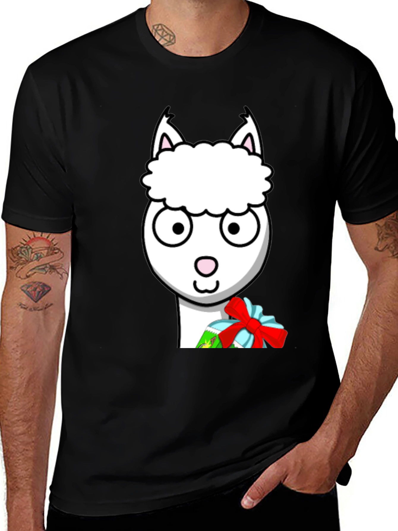 Alpaca Gift Tee - Cute Holiday Shirt