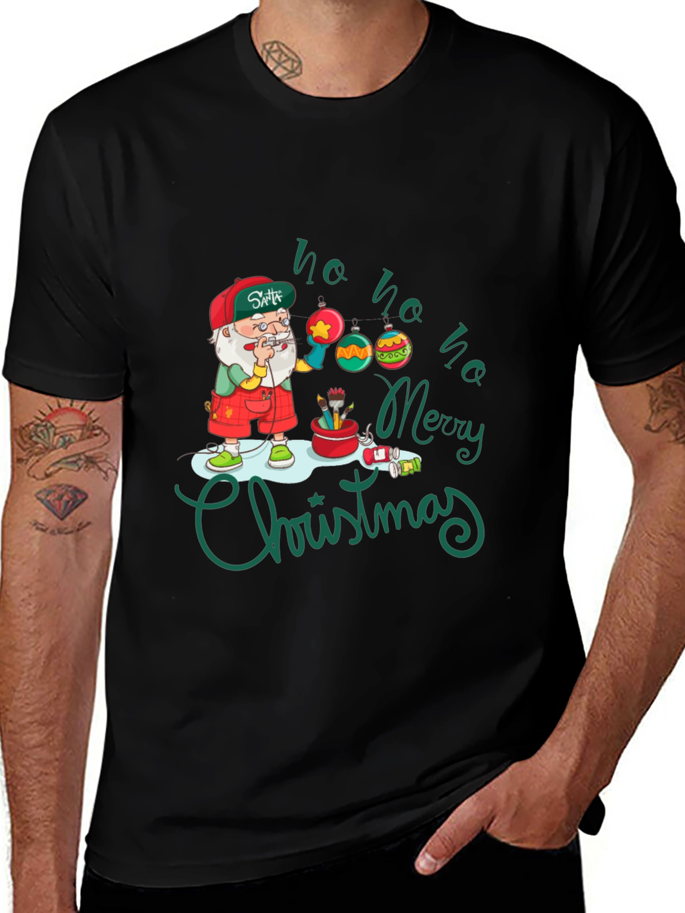 Ho Ho Ho Merry Christmas Santa T-Shirt