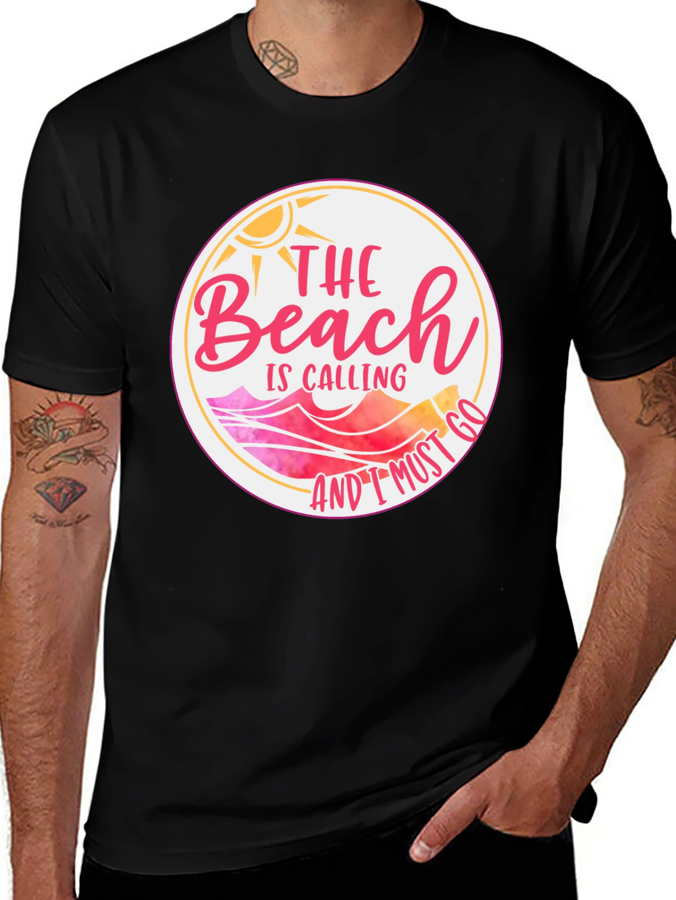 Variant 29 of The Beach is Calling T-Shirt
