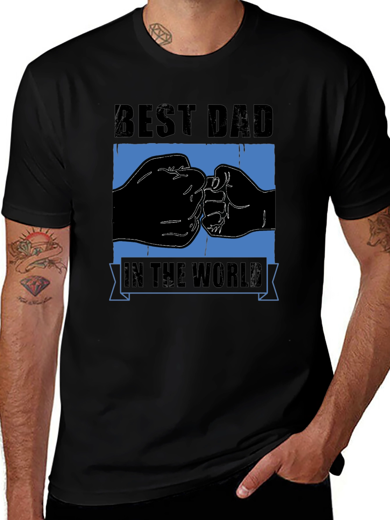 Best Dad in the World Graphic T-Shirt
