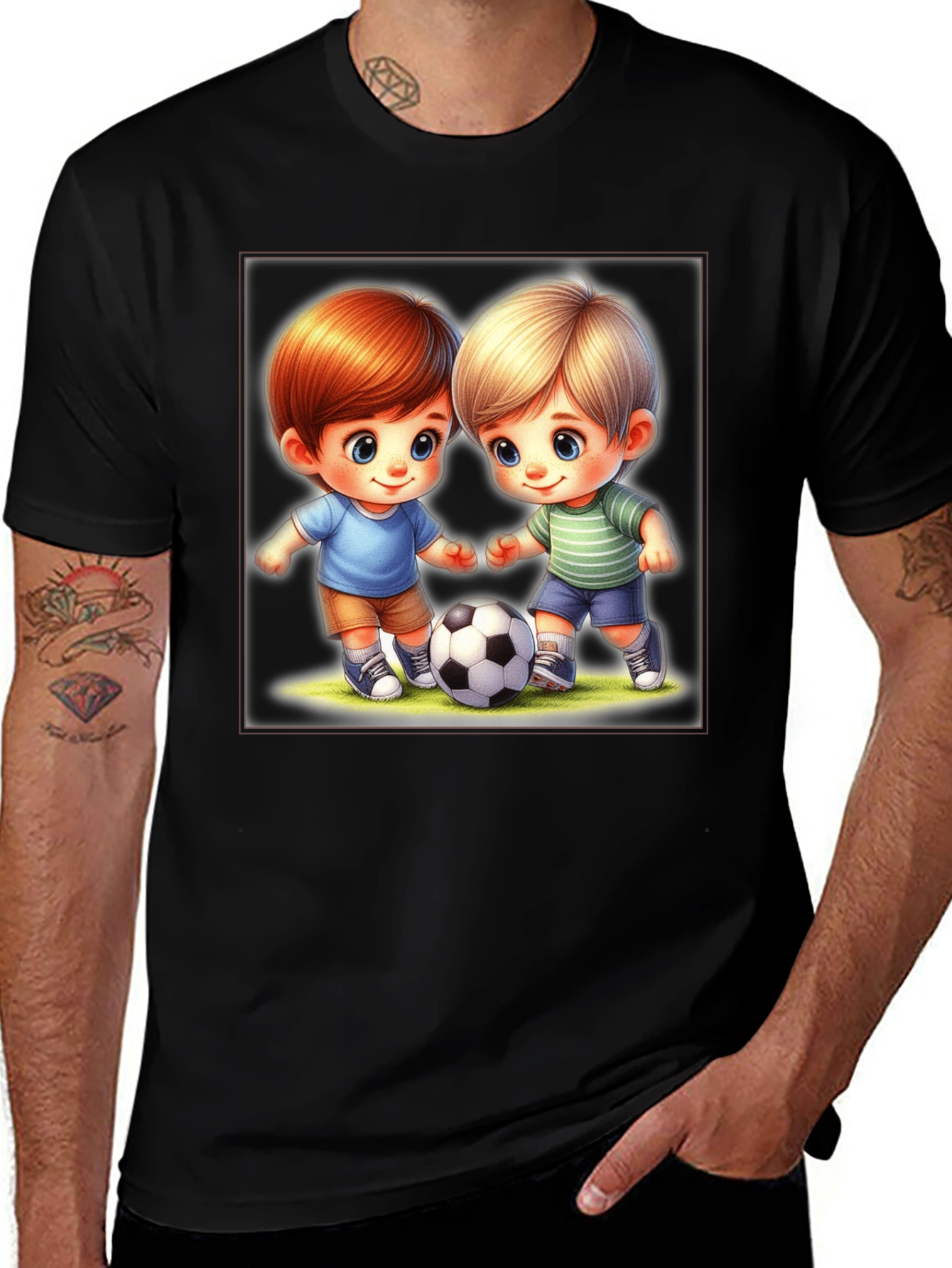 Variant 3 of Cartoon Boys Soccer T-Shirt