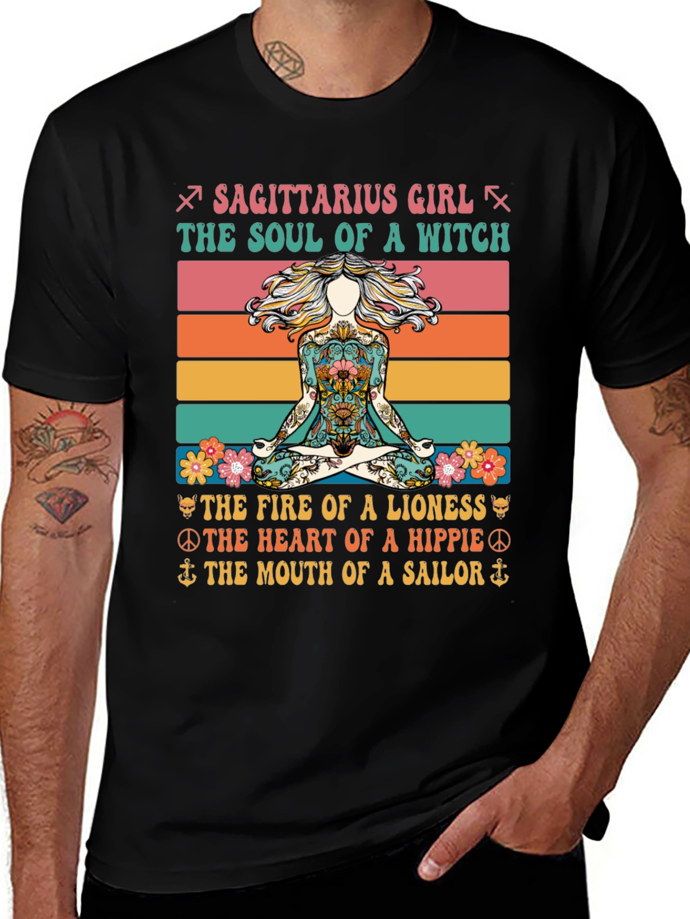 Sagittarius Girl Witch Soul T-Shirt