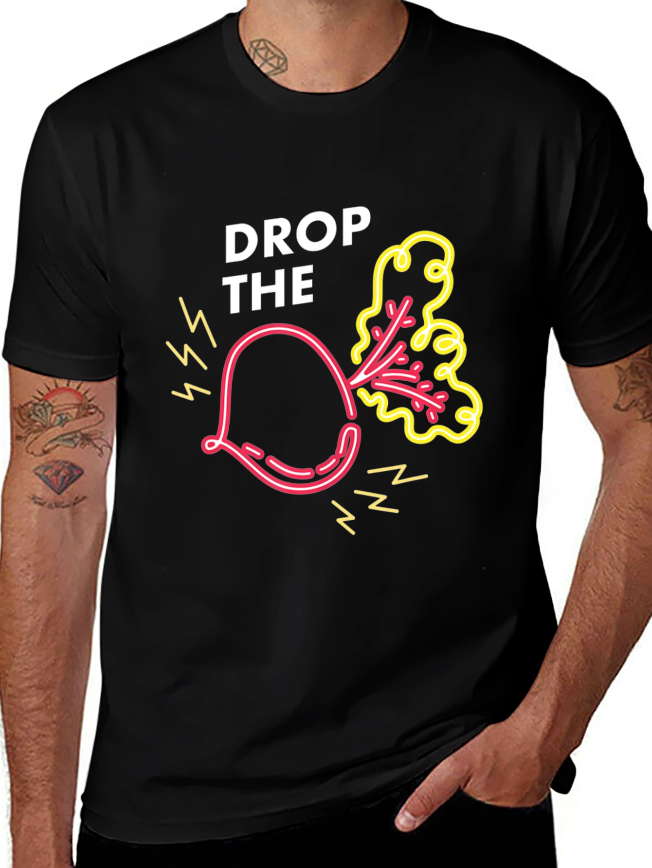 Drop the Beet T-Shirt - Neon Graphic Tee