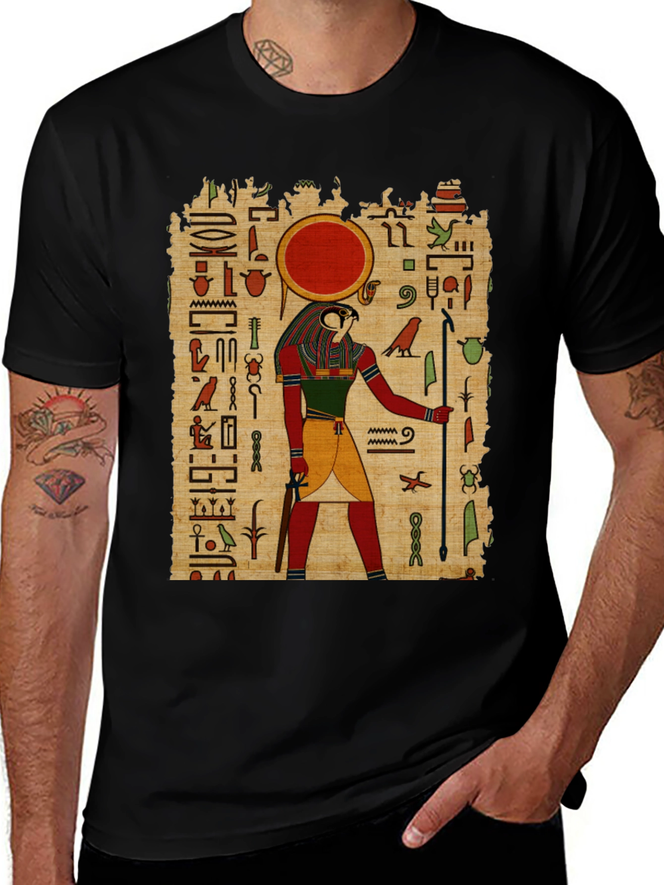 Variant 21 of Egyptian God Ra Graphic T-Shirt