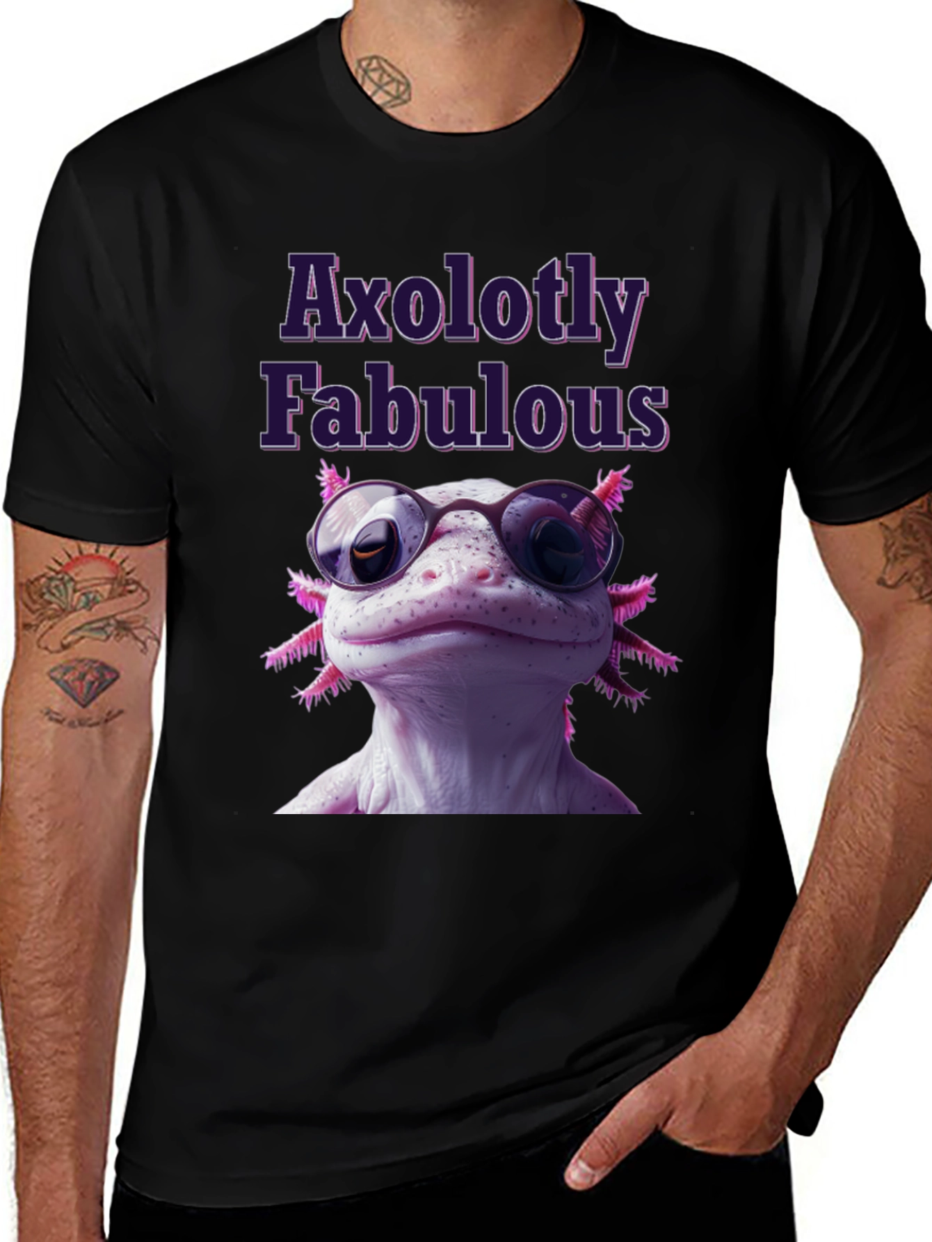 Variant 17 of Axolotly Fabulous T-Shirt - Stylish Unisex Tee