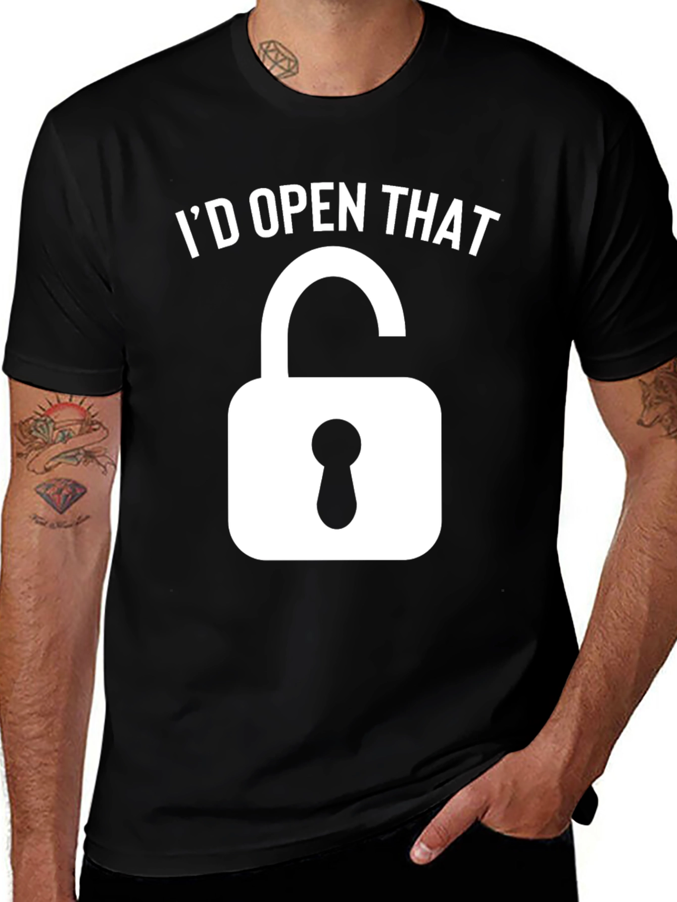 Variant 18 of I'd Open That T-Shirt - Funny Graphic Tee