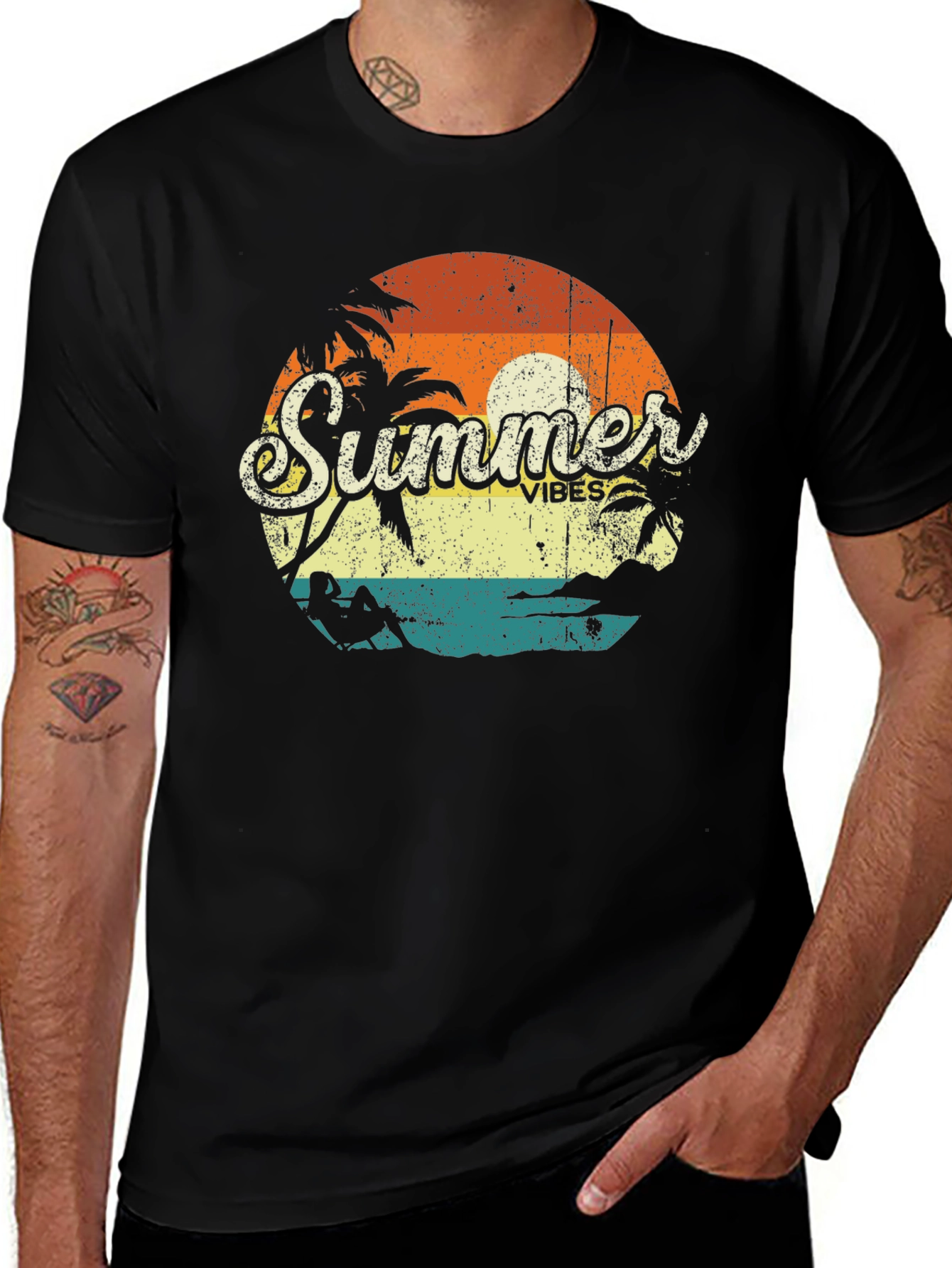 Variant 15 of Summer Vibes Retro Graphic T-Shirt