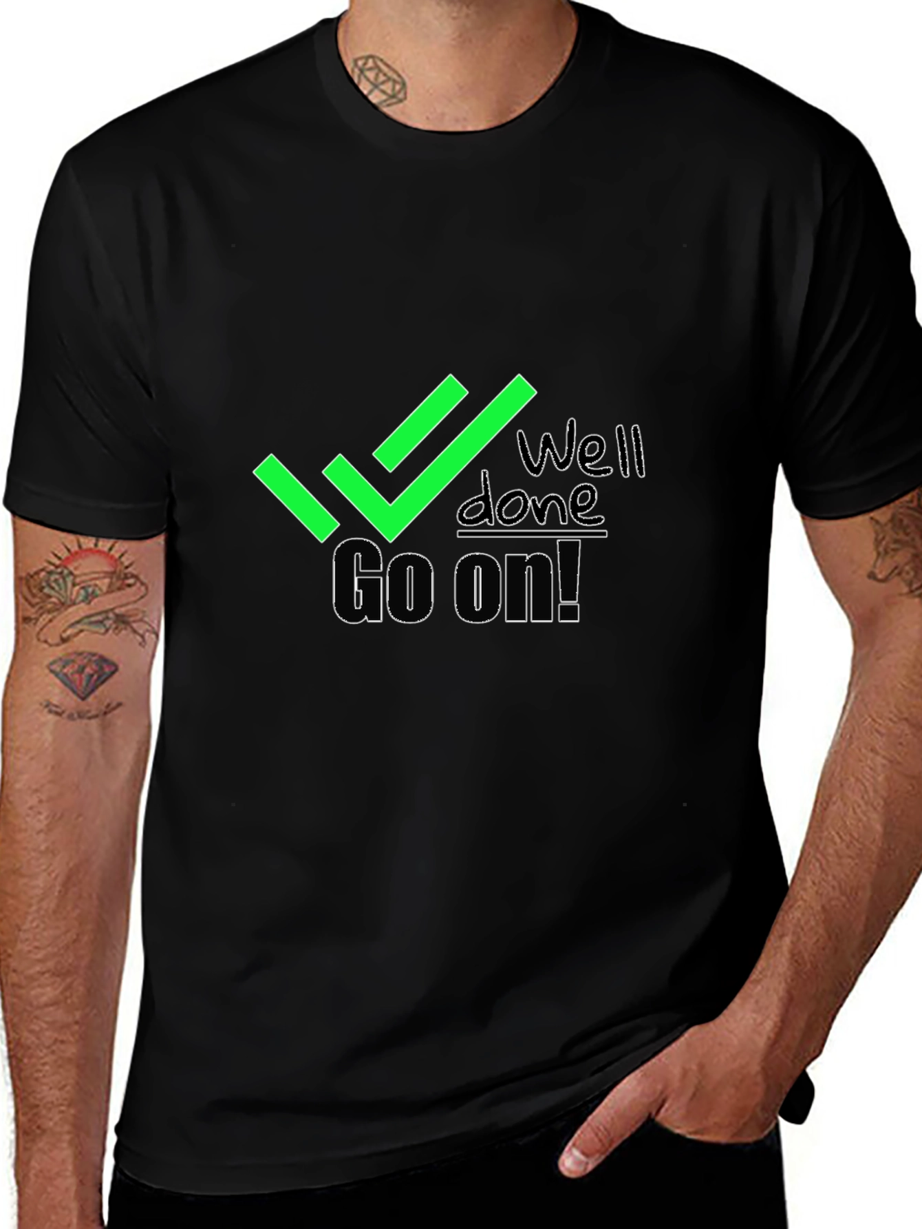 Variant 21 of Well Done! Graphic Tee - Motivational T-Shirt