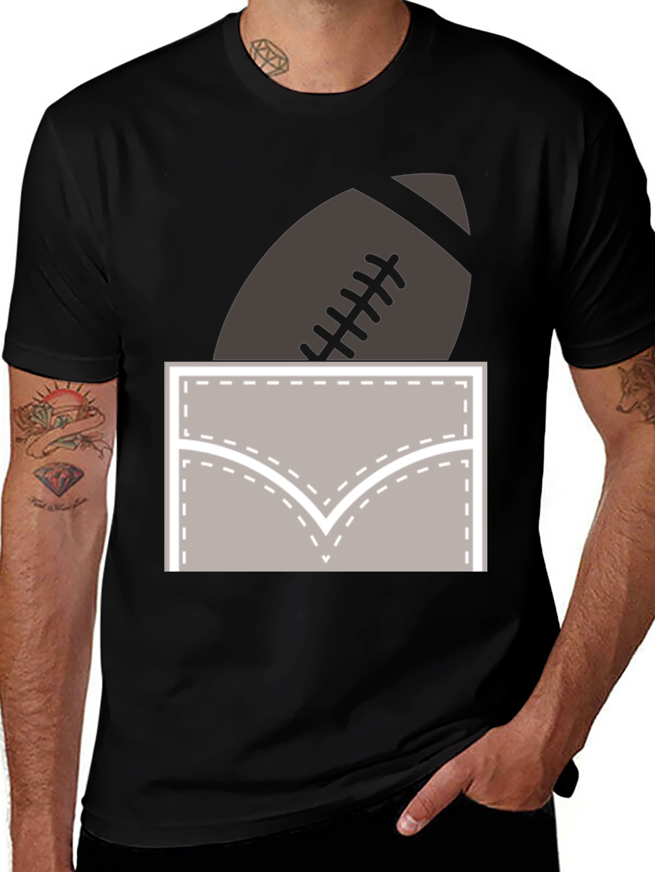 Variant 21 of Football Pocket T-Shirt