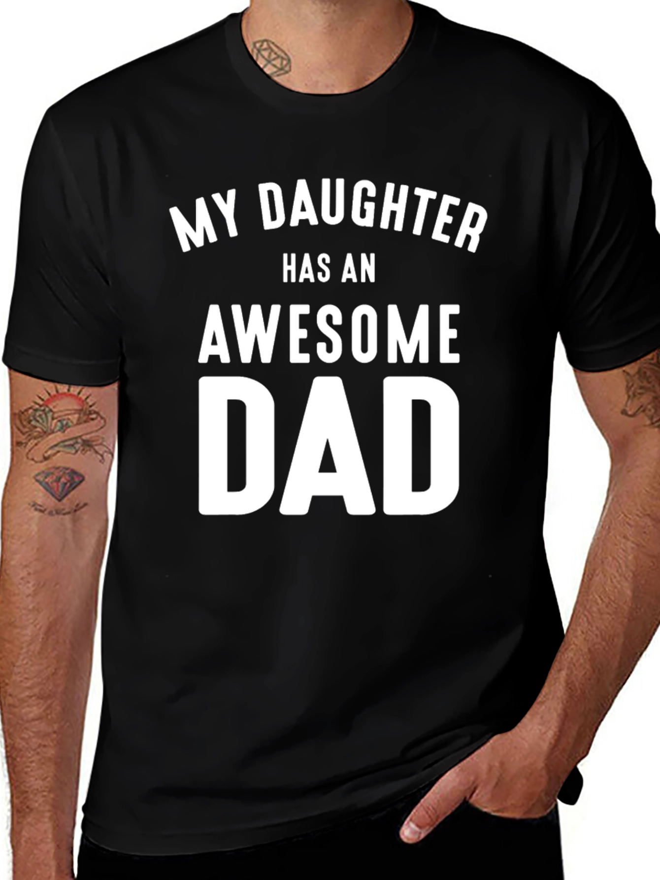 Variant 9 of Awesome Dad T-Shirt