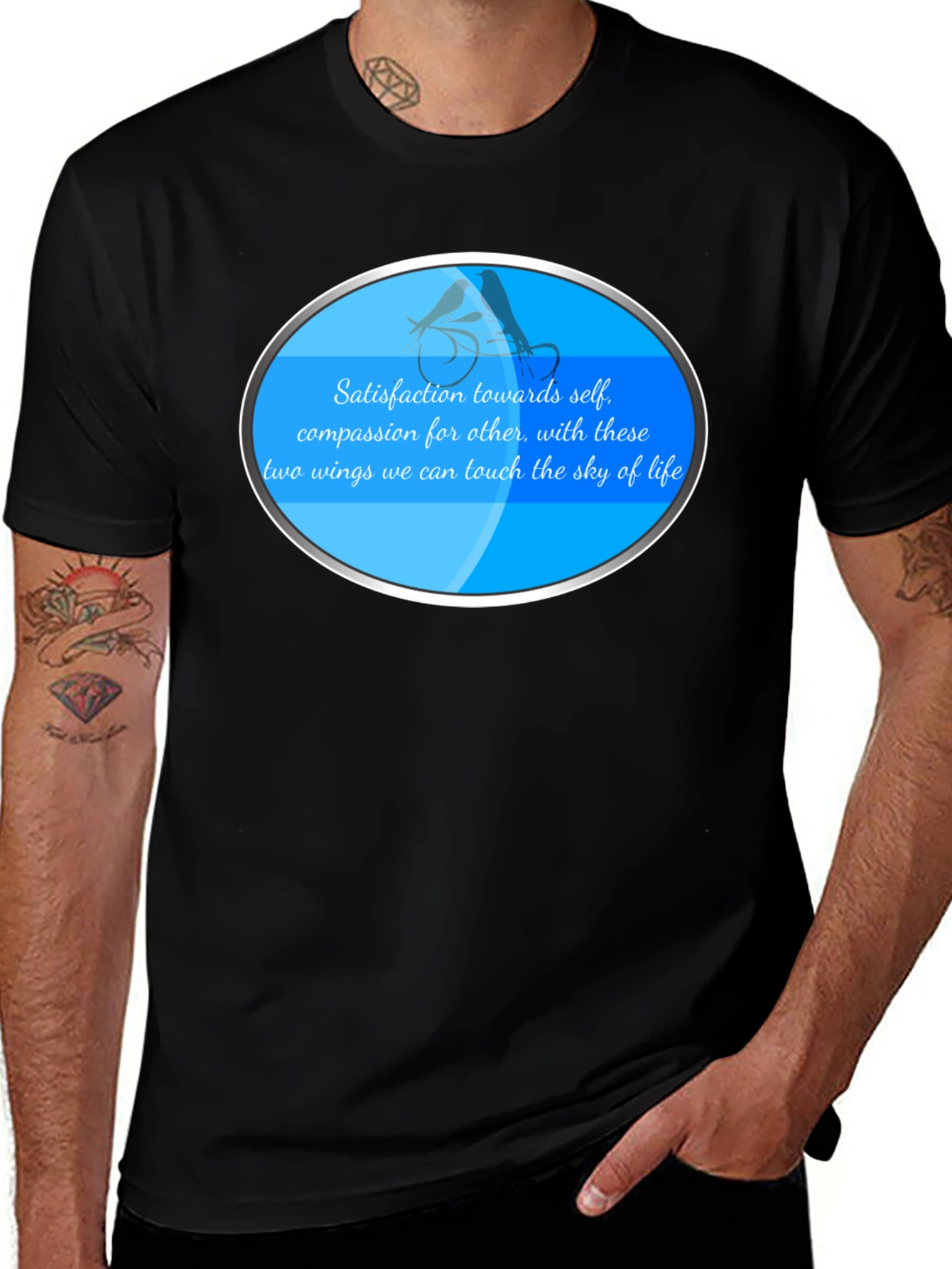 Inspirational Bird T-Shirt - Sky of Life