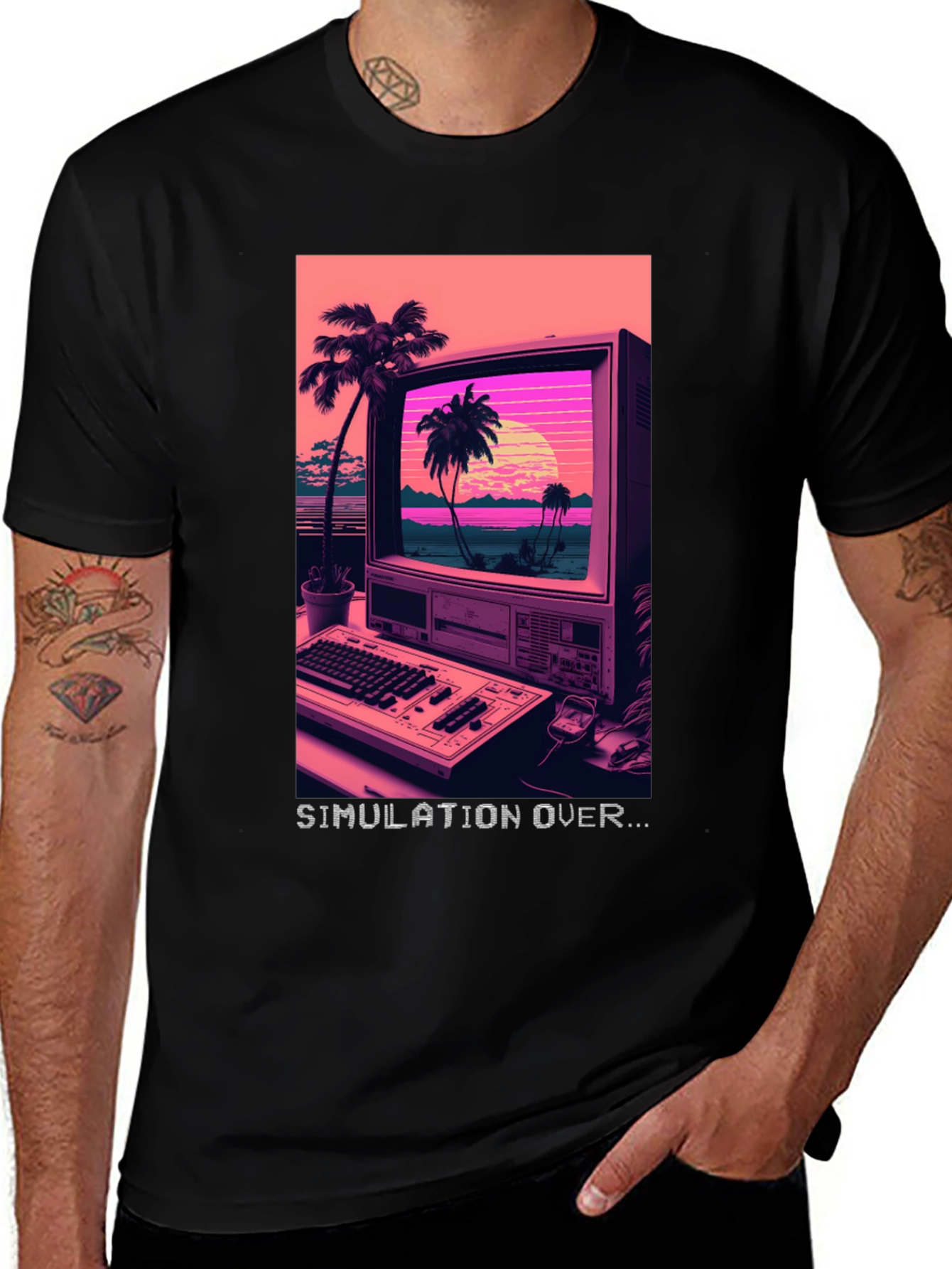 Variant 27 of Simulation Over Graphic T-Shirt